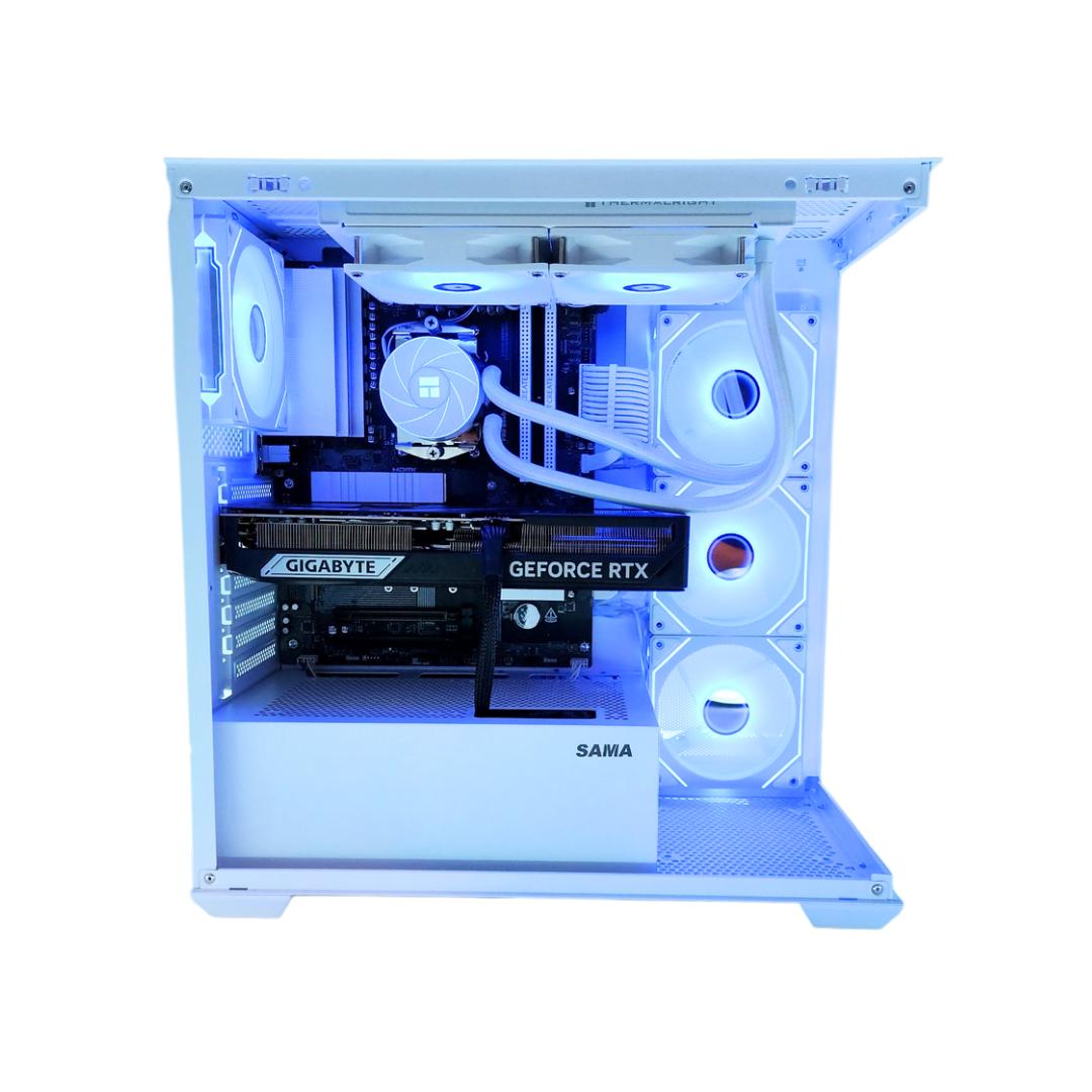 🚨BLACK FRIDAY🚨: RTX 5070 TI | Ryzen 9600X | 32GB DDR5 RAM | 2TB SSD | 6 RGB Fans | White Gaming PC