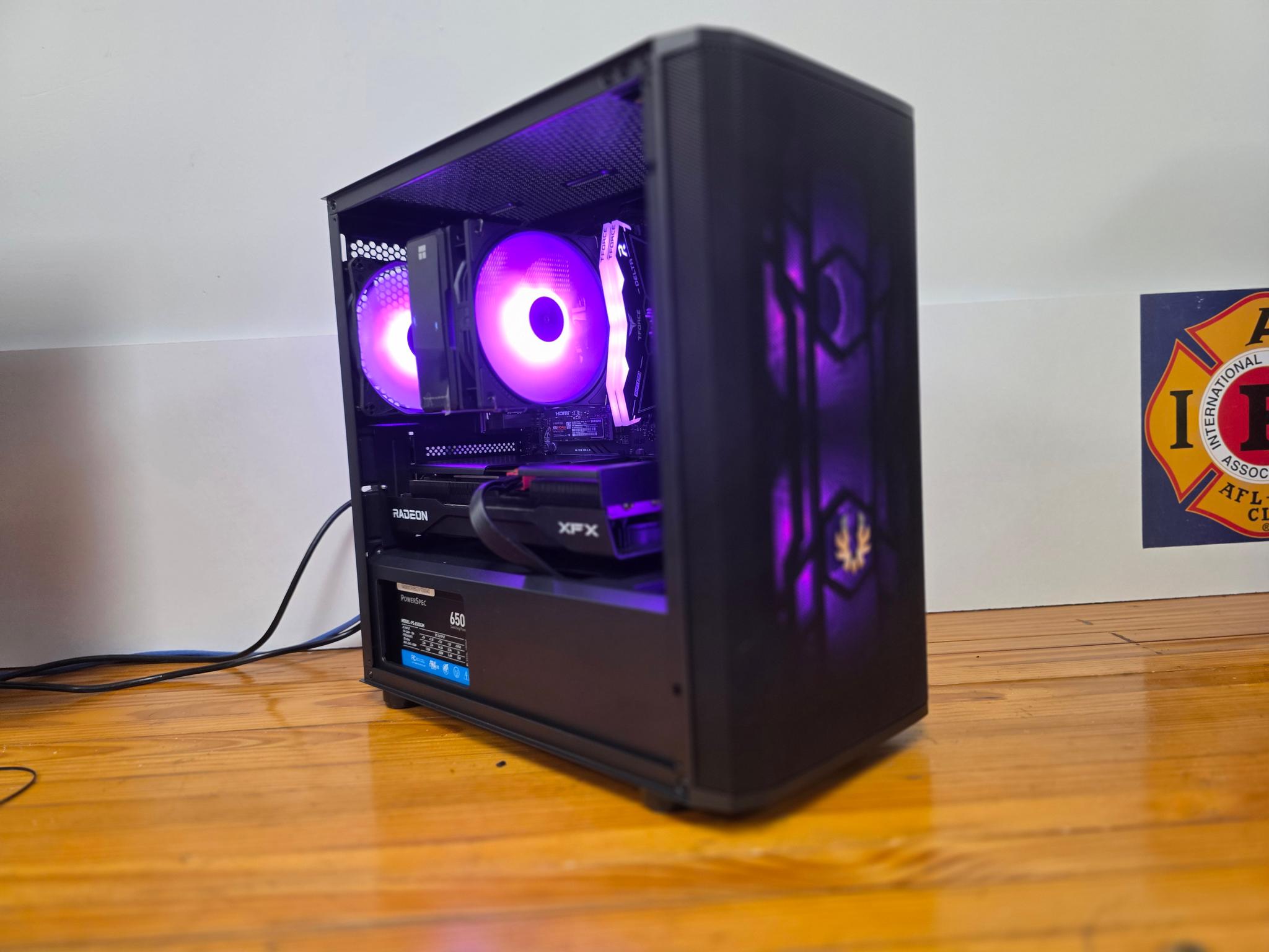 1080p / 1440p Gaming Streaming PC Computer (Ryzen 9600x, RX 9060XT, 16GB DDR5)