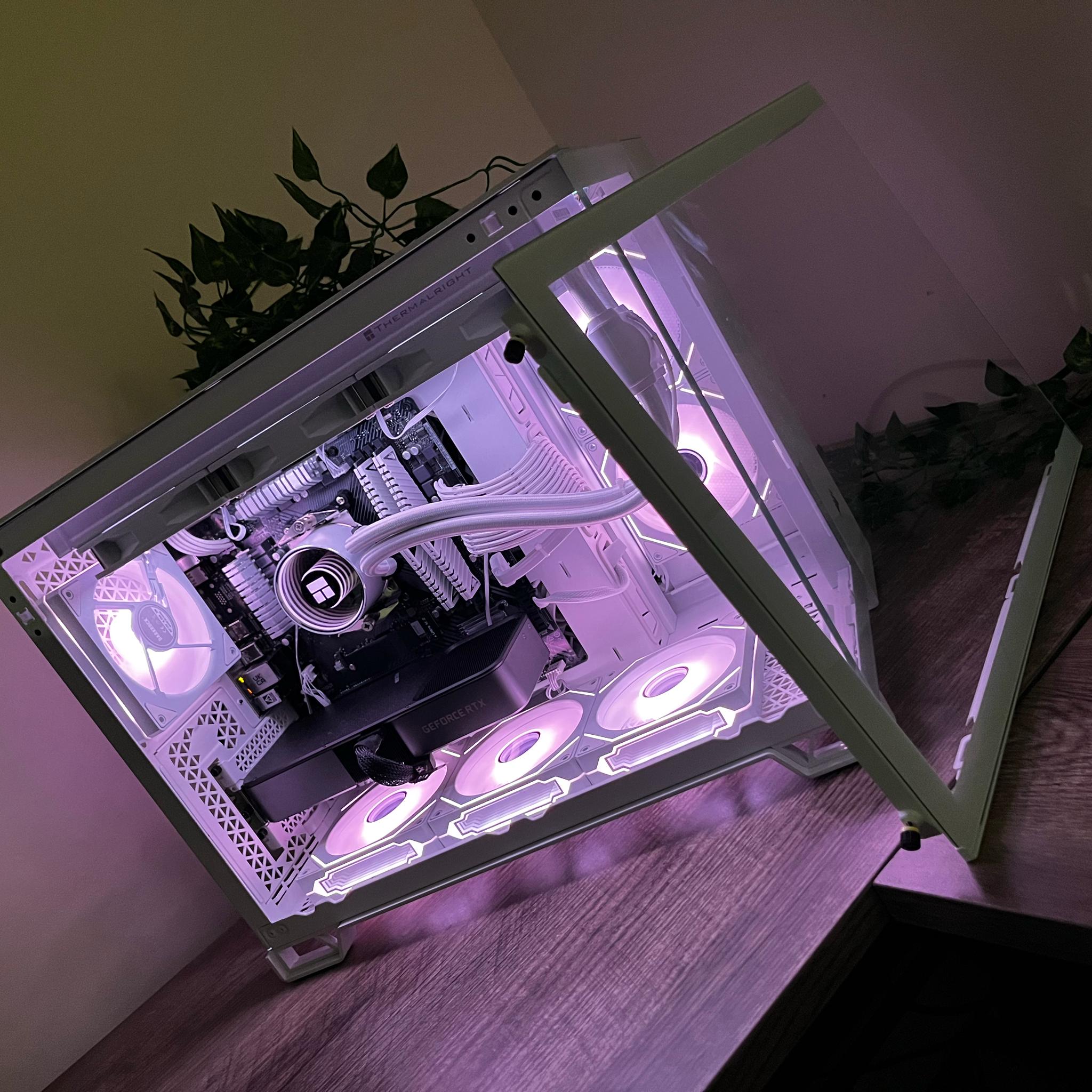 Custom Built Gaming PC - RTX 3070, Ryzen 5 5500, 16GB RAM, 1TB NVMe SSD, White AIO