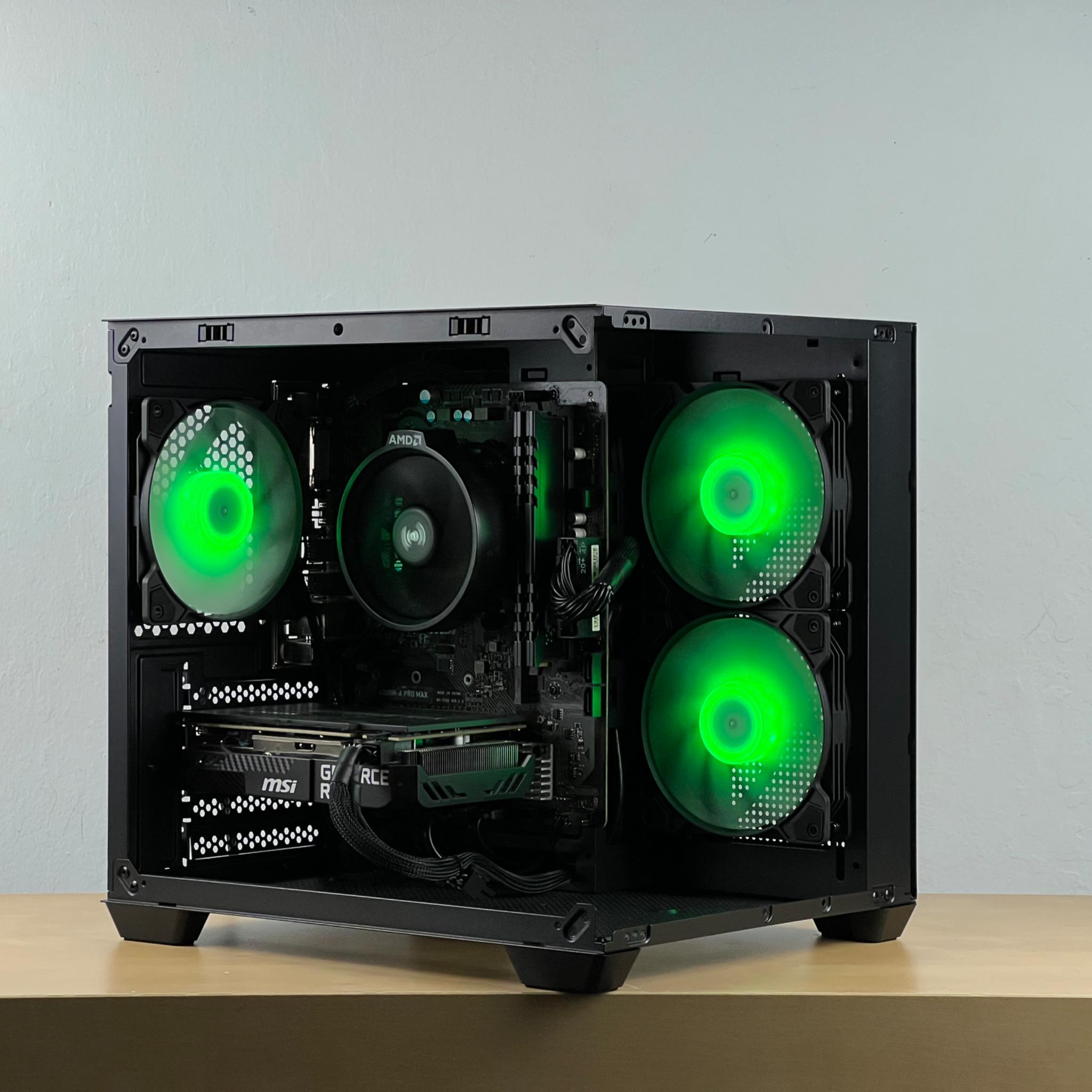 🔥RTX 3060, Ryzen 5 3600, 16 GB RAM, 500GB SSD Gaming PC - RGB - WiFi - Fast