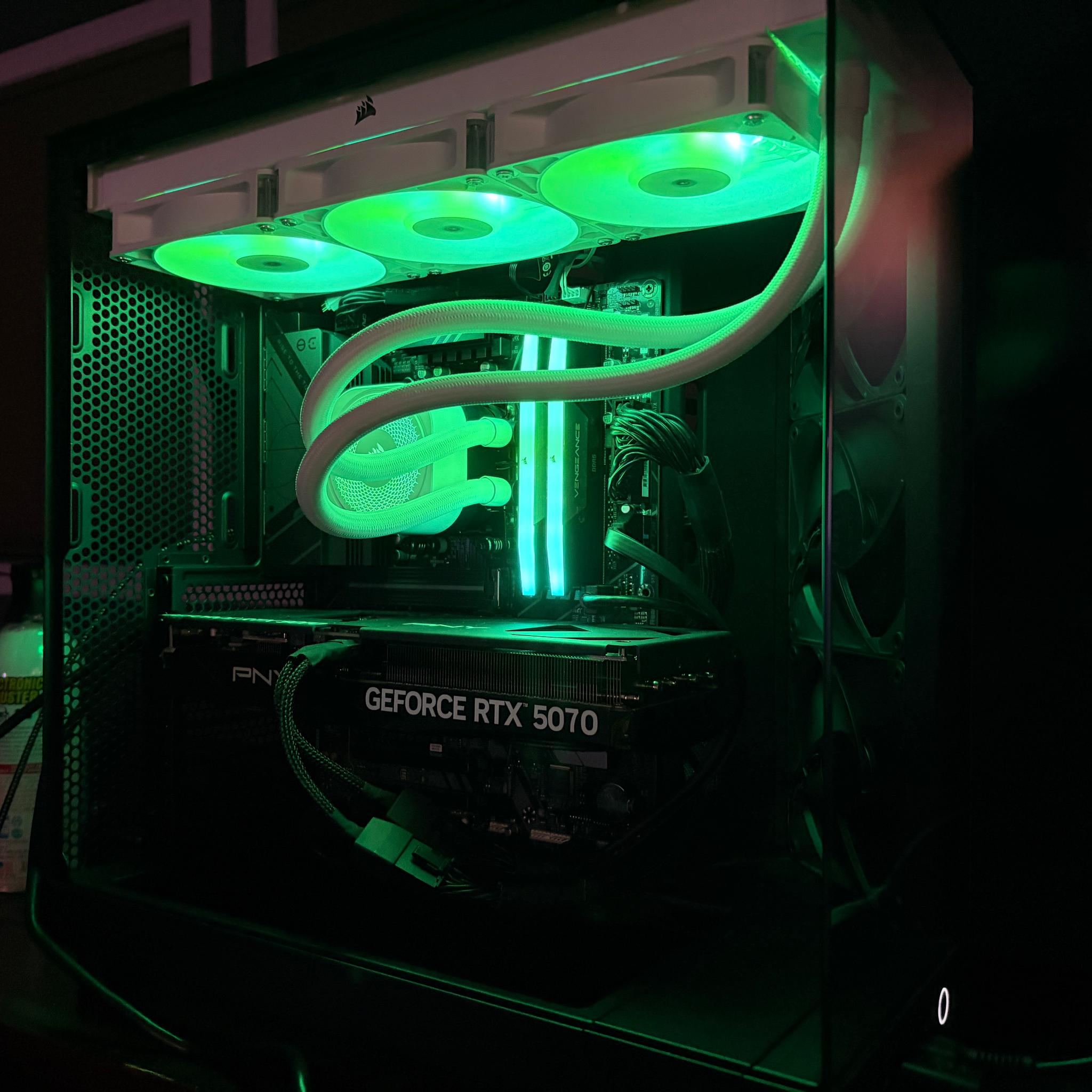 RTX 5070 + Ryzen 7 5700X3D Gaming PC | 32GB Corsair RGB RAM | 3TB Storage