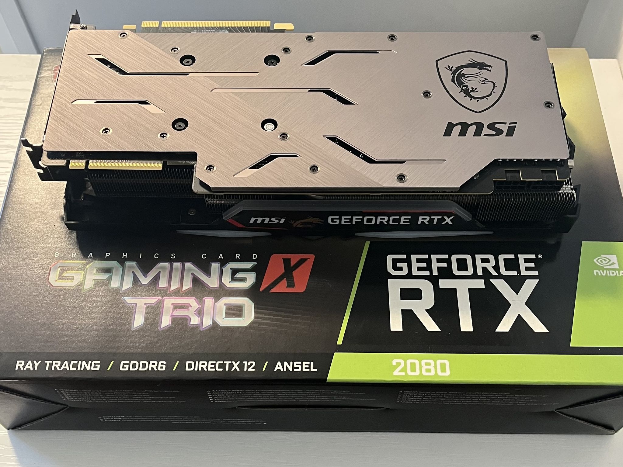 GeForce RTX 2080 GAMING X TRIO