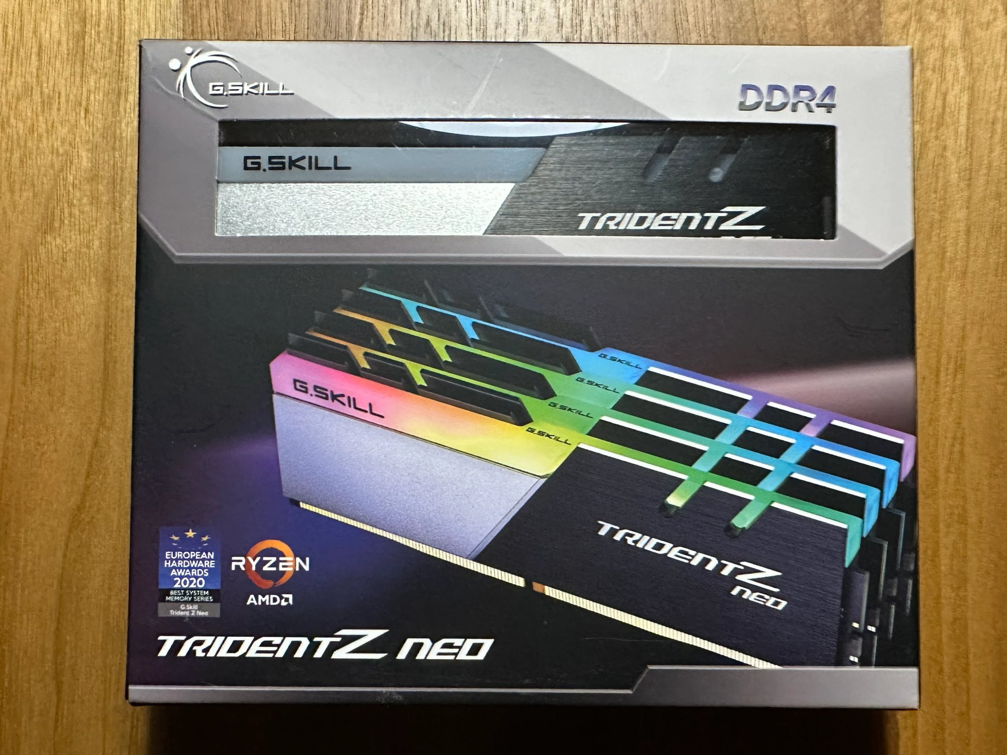 G.Skill Trident Z Neo 128GB RAM	4 x 32GB Sticks DDR4-3600 CL18