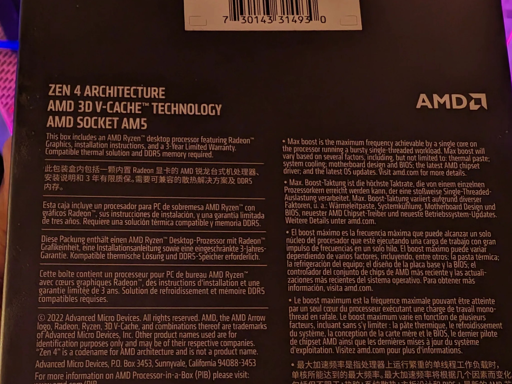 Ryzen 7 7800X3D and 32 GBs of DDR5 5200 - READ DESCRIPTION -