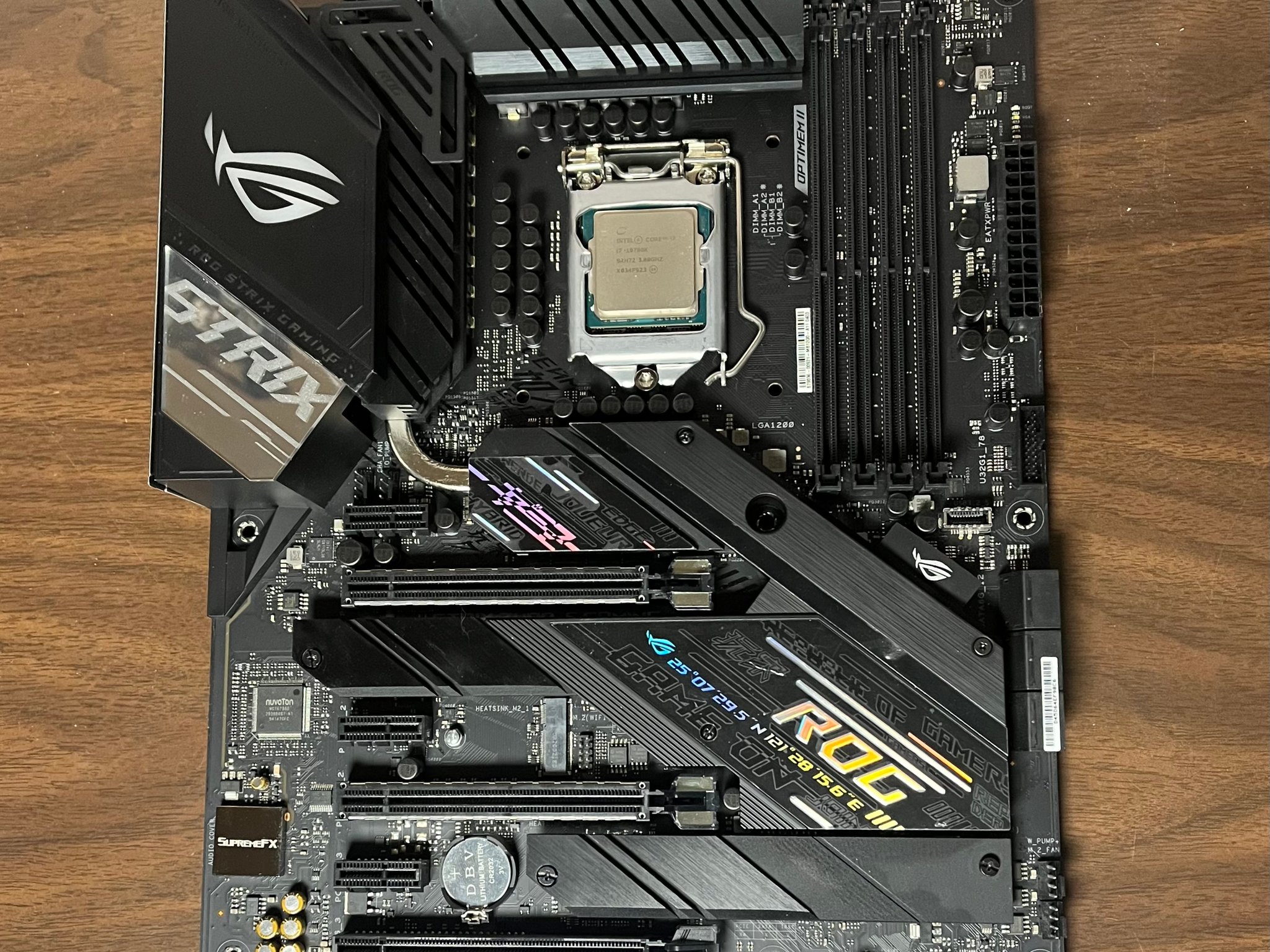 i7-10700K |STRIX Z490-F GAMING Motherboard | Latest BIOS | I/O Shield Included