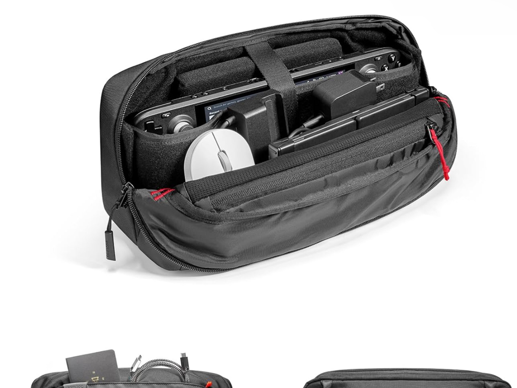 tomtoc Carrying Case for Steam Deck/Steam Deck OLED/ASUS ROG Ally, Storage Portable BaG