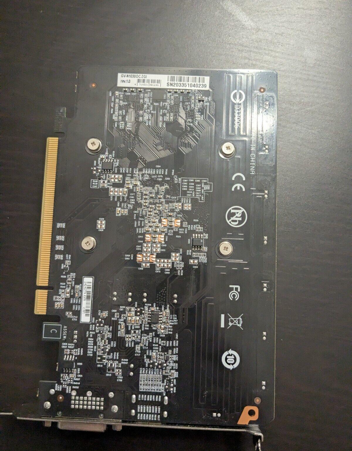 GIGABYTE NVIDIA GeForce GT 1030 OC – 2GB GDDR5, Good Condition, Compact & Reliable!