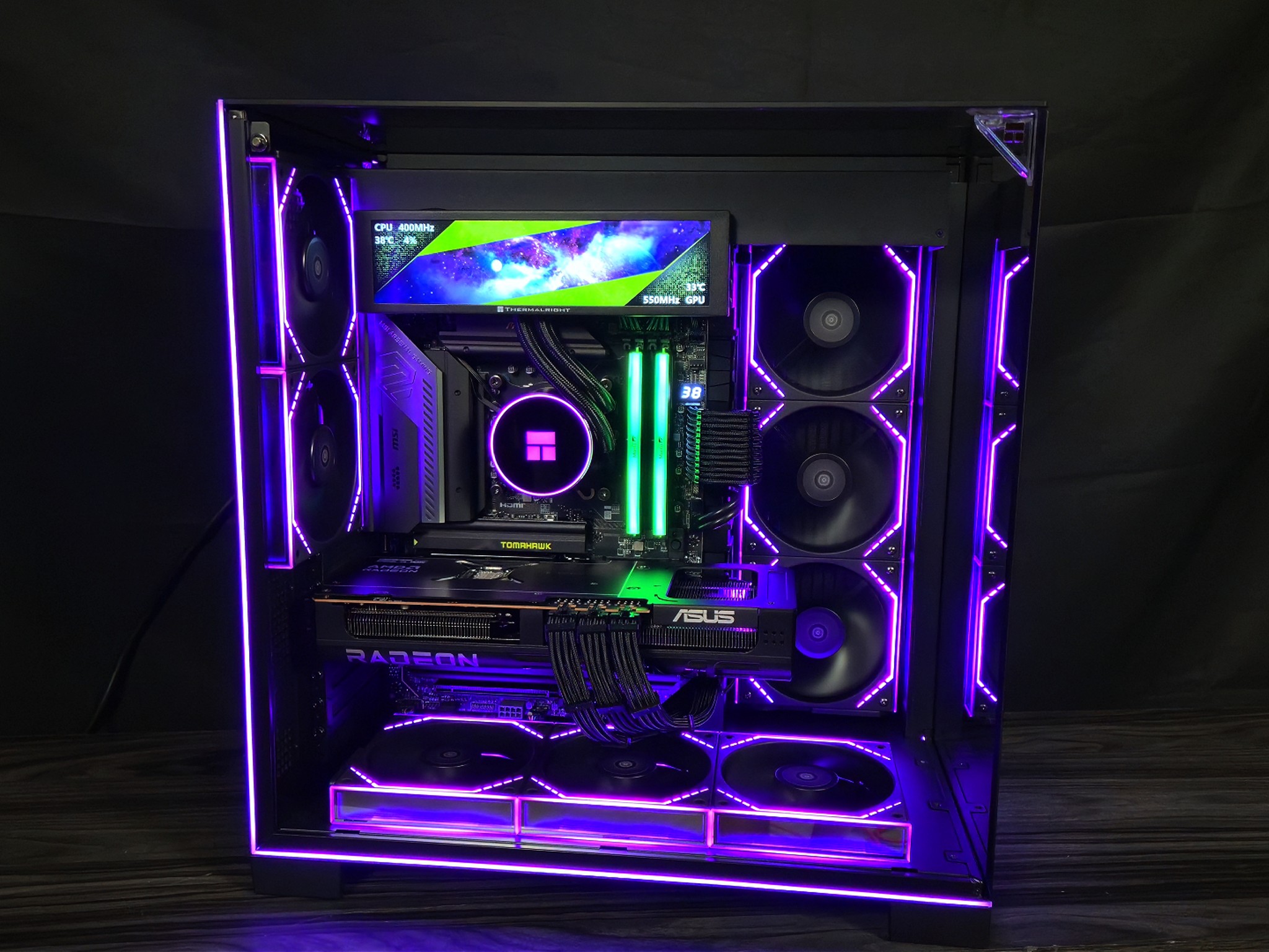 9070 XT OC - Intel Core Ultra 7 270K Plus - 32GB DDR5 6000 - 2TB NVMe - 16:9 Customizable Screen