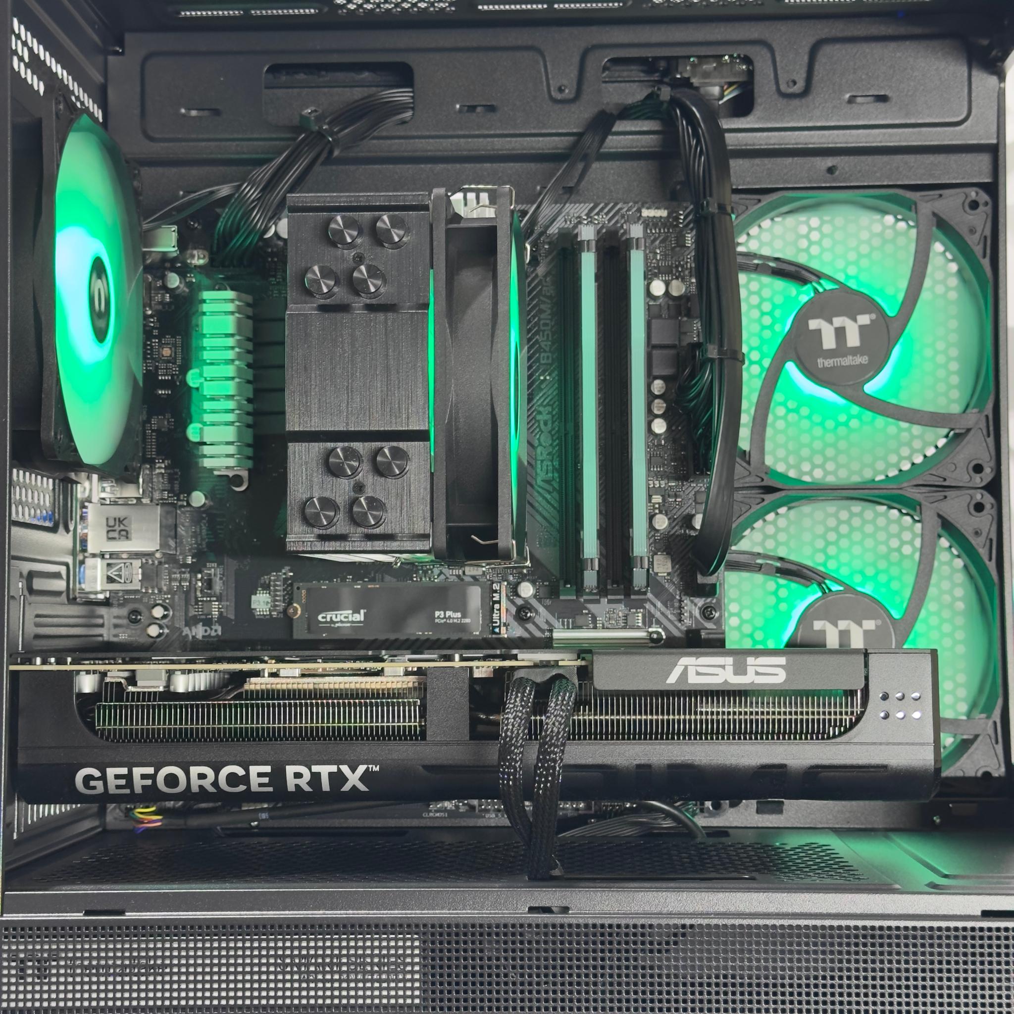 rtx 5070 / Ryzen 7 5800XT / 32GB 3200Mhz ddr4 ram / 1Tb crucial Nvme ssd / Windows 11