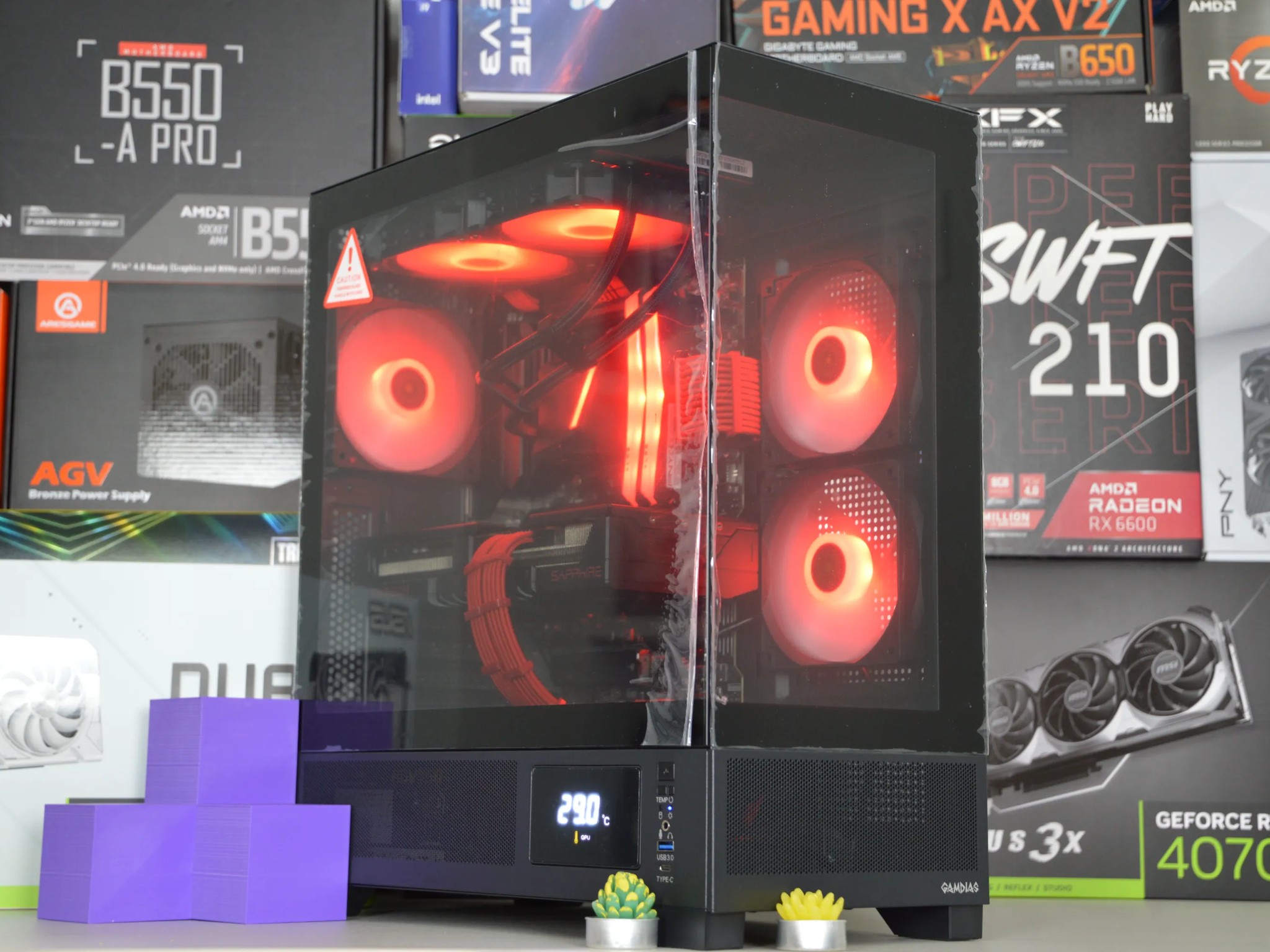 🔴EXTREME🔴| RX 9070 16GB | RYZEN 7 5700X | 32 GB RGB DDR4 RAM | 2TB GEN 4 NVME SSD | Team Red PC |