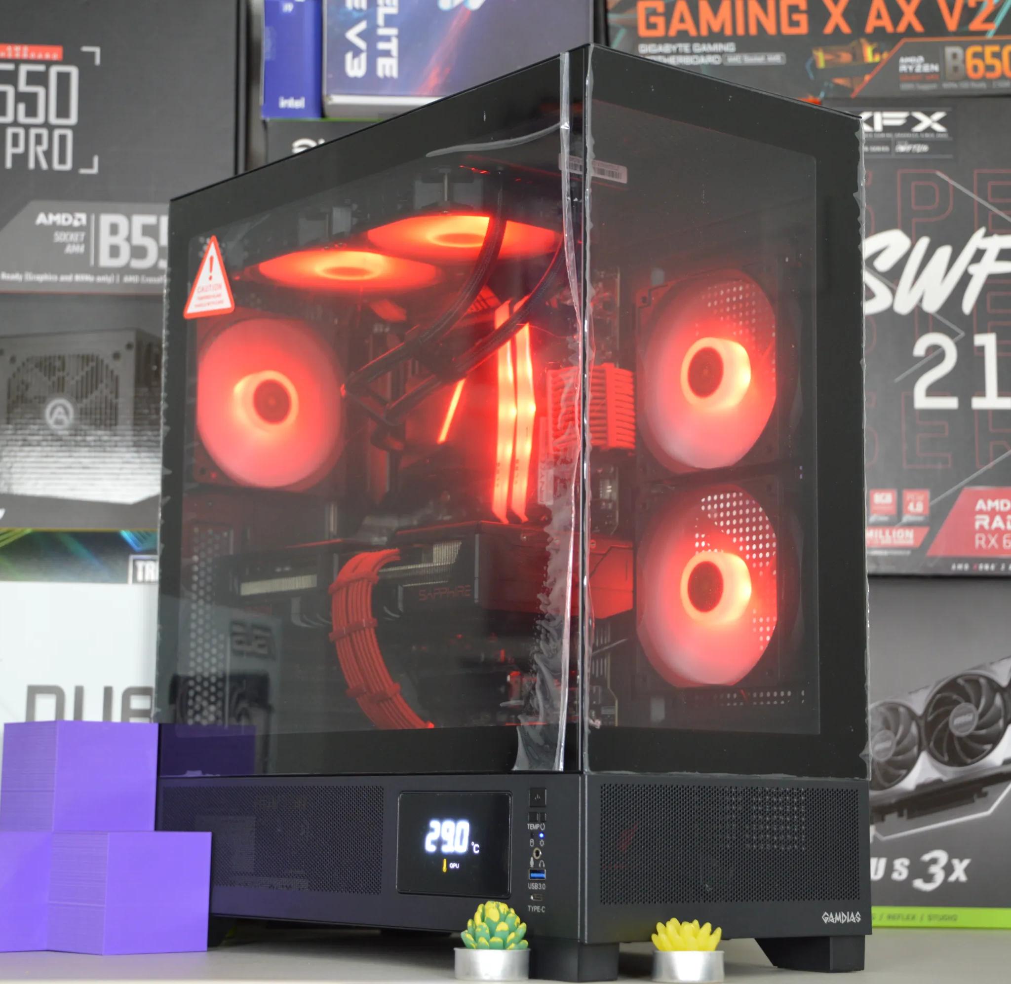 🔴EXTREME🔴| RX 9070 16GB | RYZEN 7 5700X | 32 GB RGB DDR4 RAM | 2TB GEN 4 NVME SSD | Team Red PC |