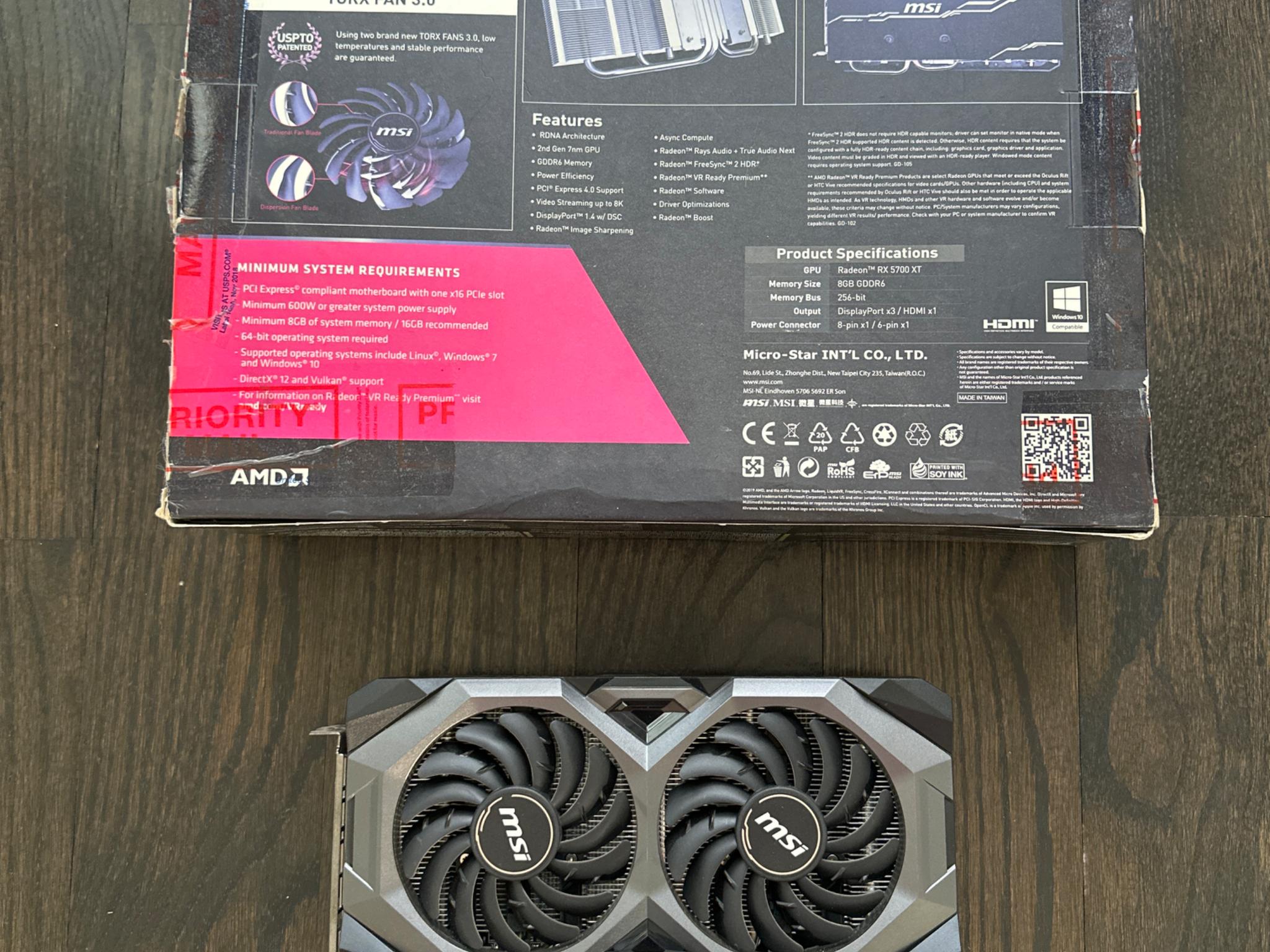 MSI AMD Radeon 5700XT