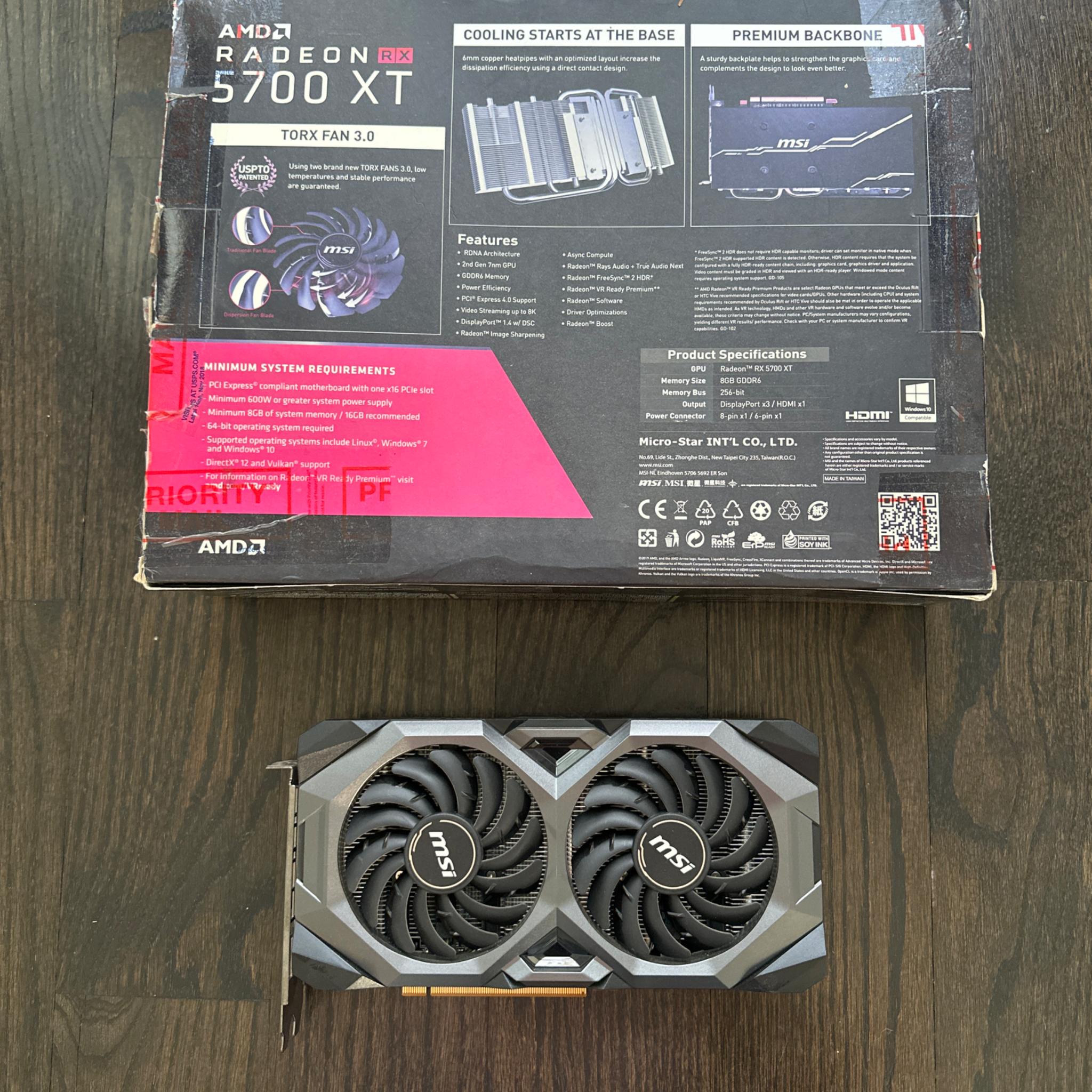 MSI AMD Radeon 5700XT