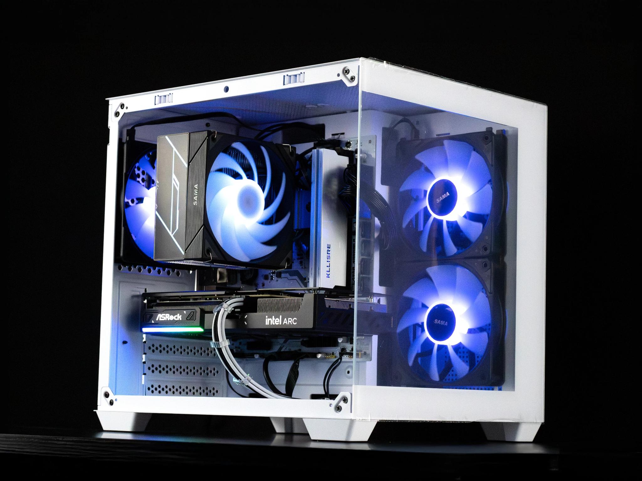 ⚫️🔵⚪️ ARC B570 | Ryzen 5 5600 | 32GB DDR4 | 1TB NVMe SSD