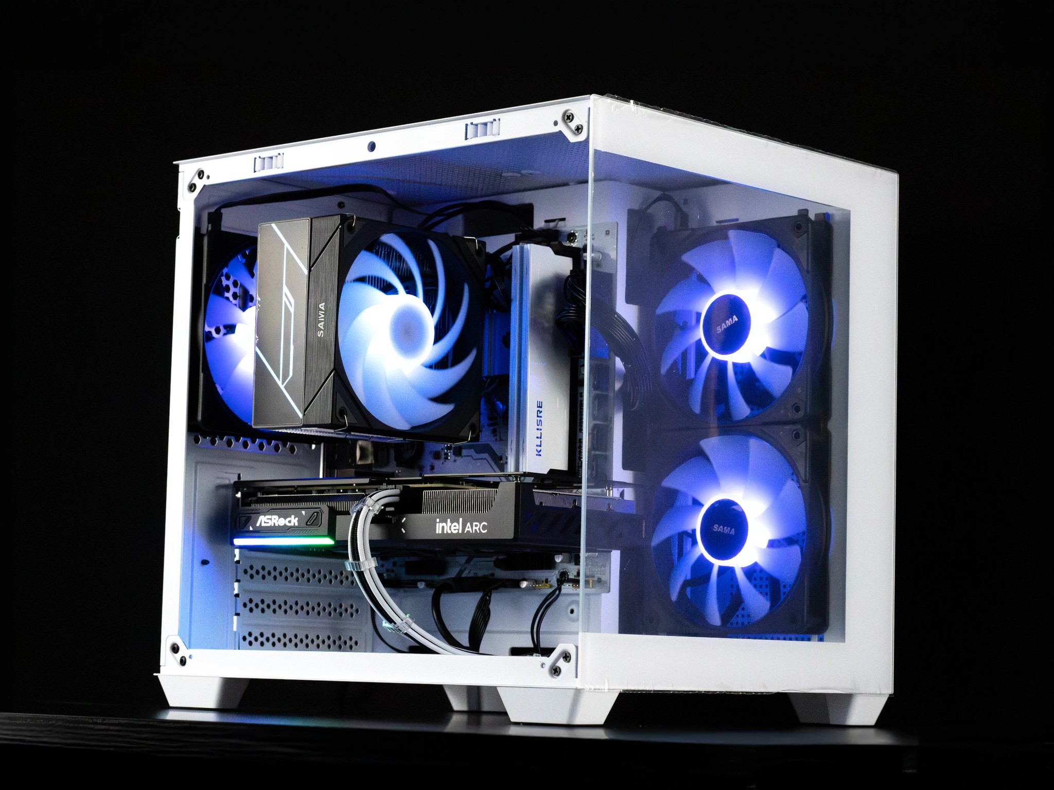 ⚫️🔵⚪️ ARC B570 | Ryzen 5 5600 | 32GB DDR4 | 1TB NVMe SSD