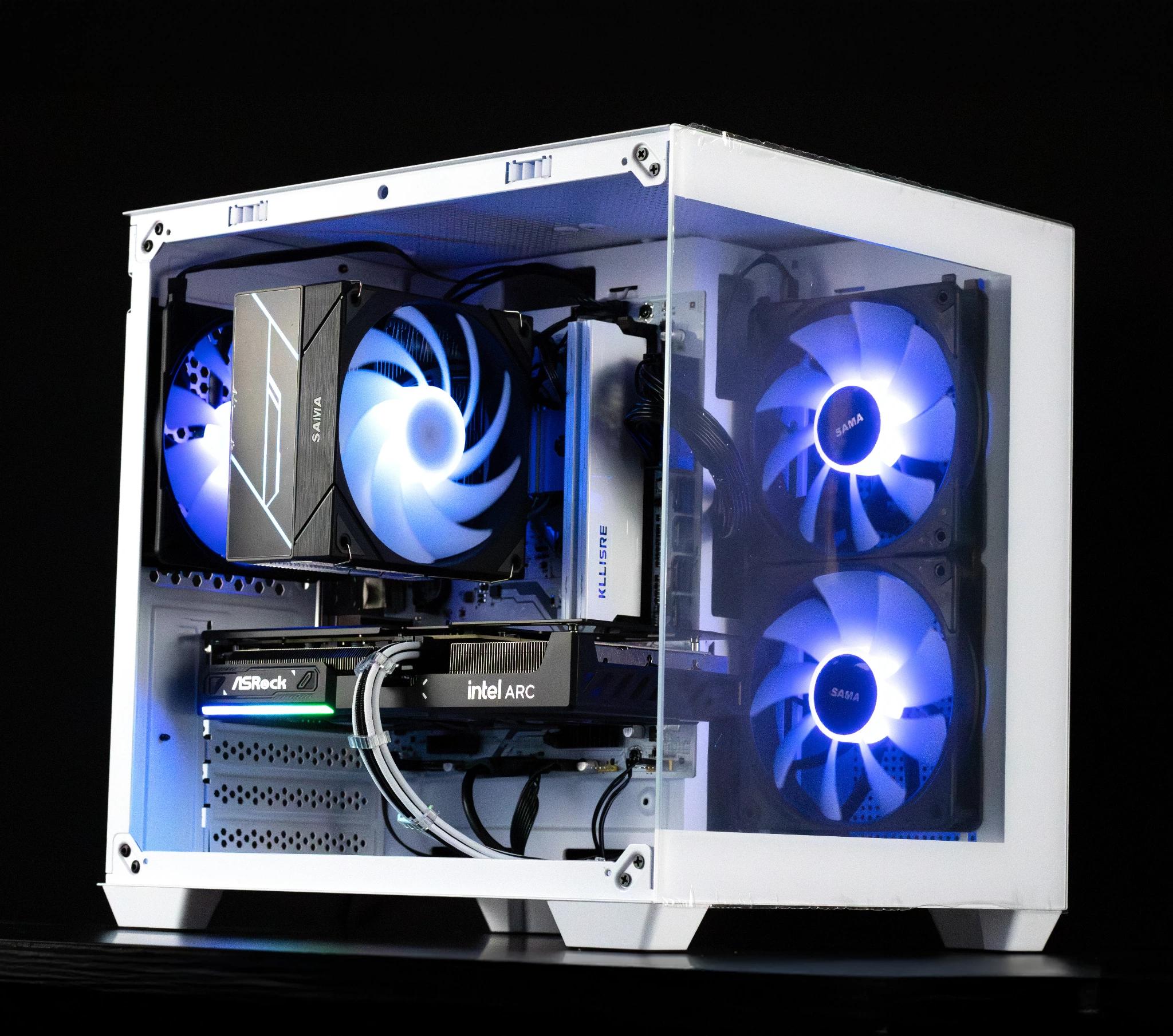 ⚫️🔵⚪️ ARC B570 | Ryzen 5 5600 | 32GB DDR4 | 1TB NVMe SSD