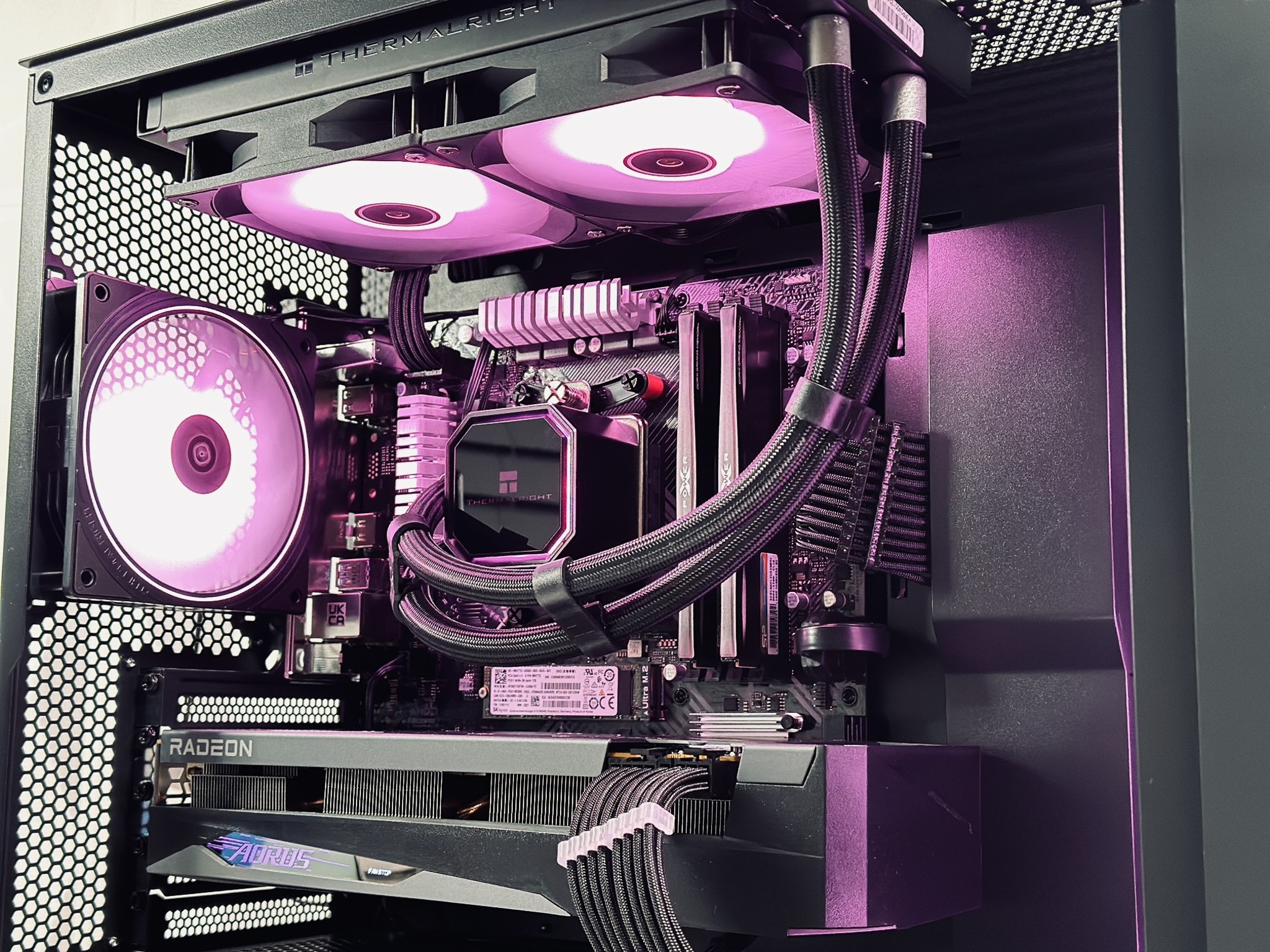 🖤Darkstar🖤Liquid Cooled Gaming PC▪️AMD RX 6750 XT 12 GB▪️AMD Ryzen 7 5700G▪️32GB DDR4 ▪️ 1TB SSD