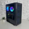 Black RGB Gaming PC | Ryzen 5 + 5700XT 8GB | 16GB