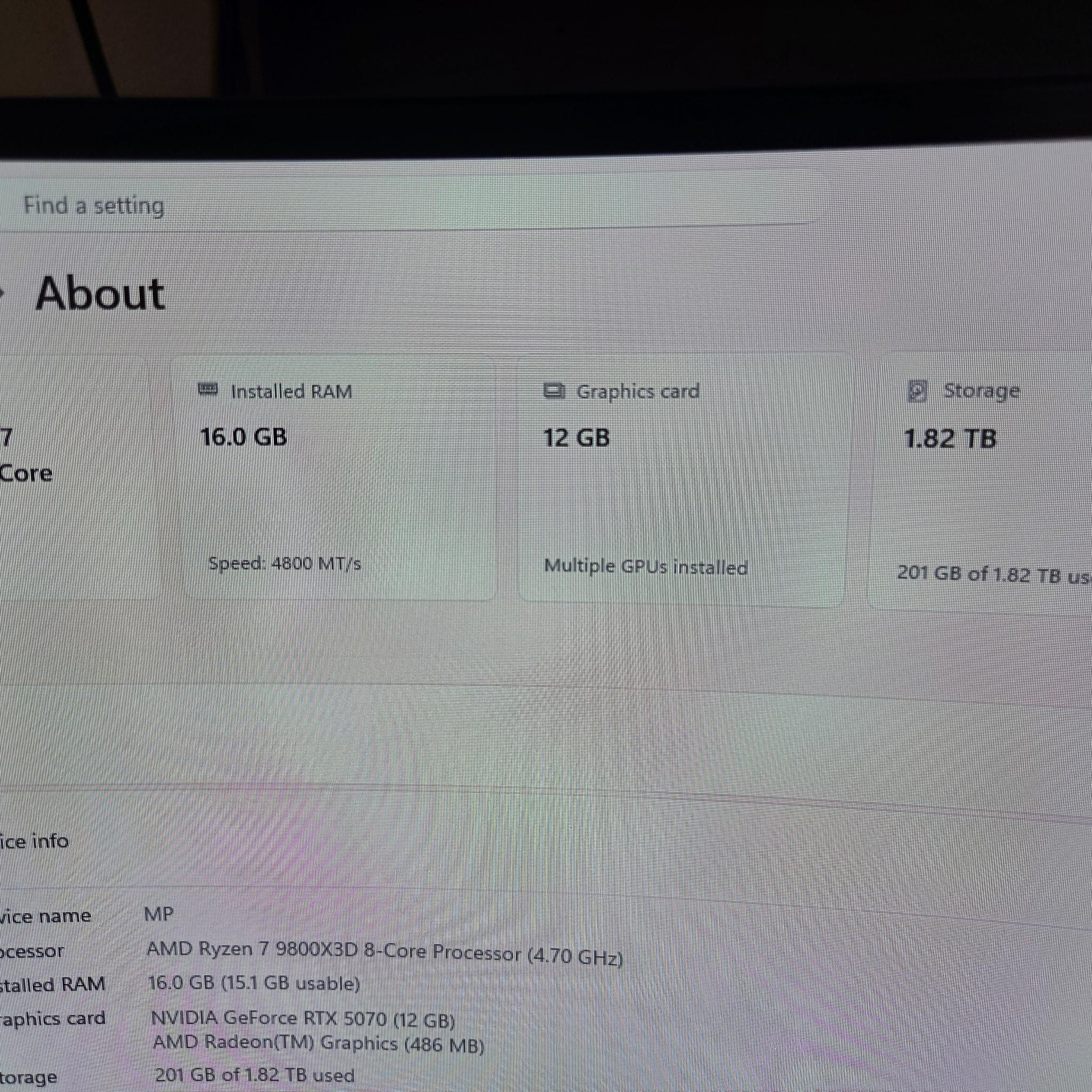 GeForce RTX 5070 Custom Gaming PC - Ryzen 7 9800X3D