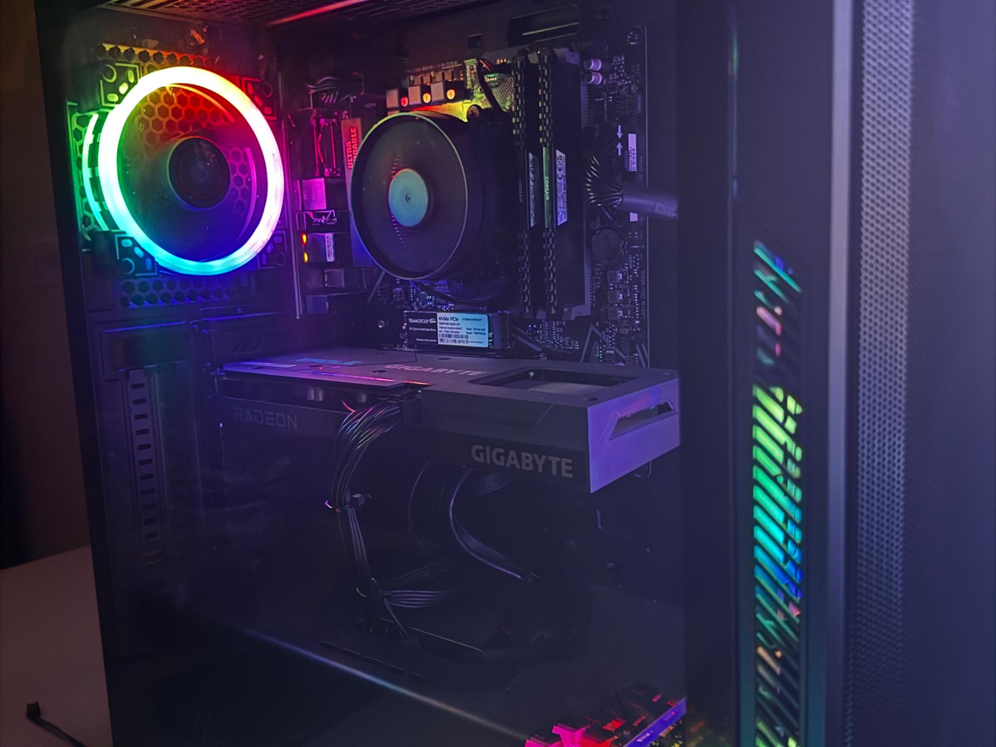 (MID RANGE GAMING PC) Ryzen 5 5500 RX 6600 16 GB Ram 512 NVME SSD