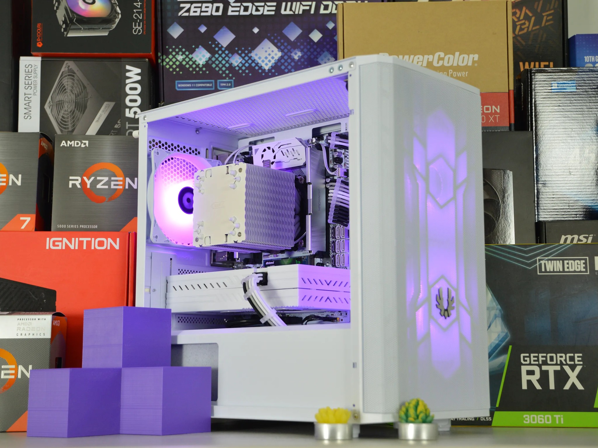 🟣❄️| RX 580 8GB | INTEL XEON E5 2670 V3 | 32GB DDR4 RAM | 1TB NVME SSD | Royal Blizzard |