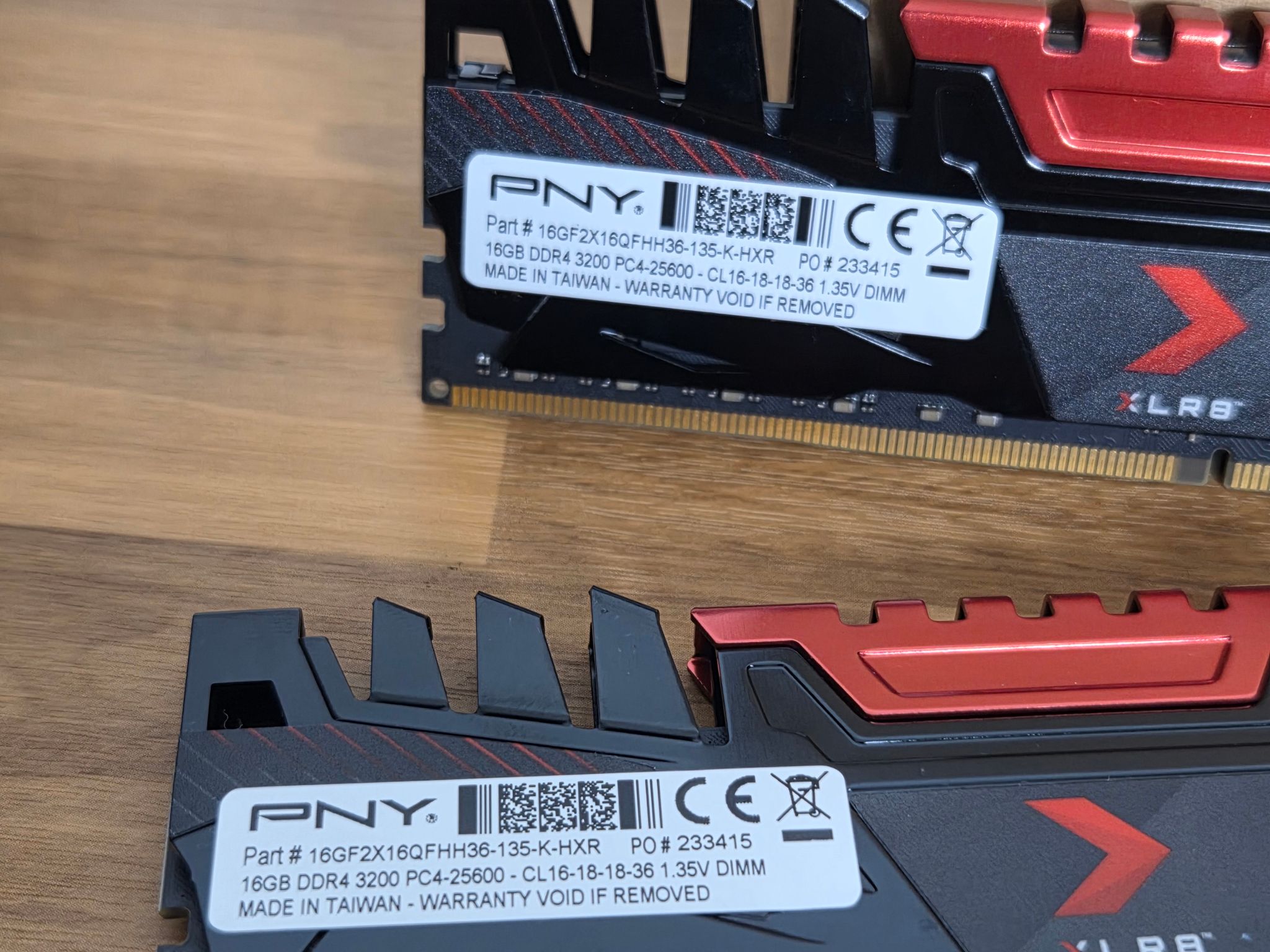 PNY XLR8 64 GB DDR4 (4x16) 3200Mhz