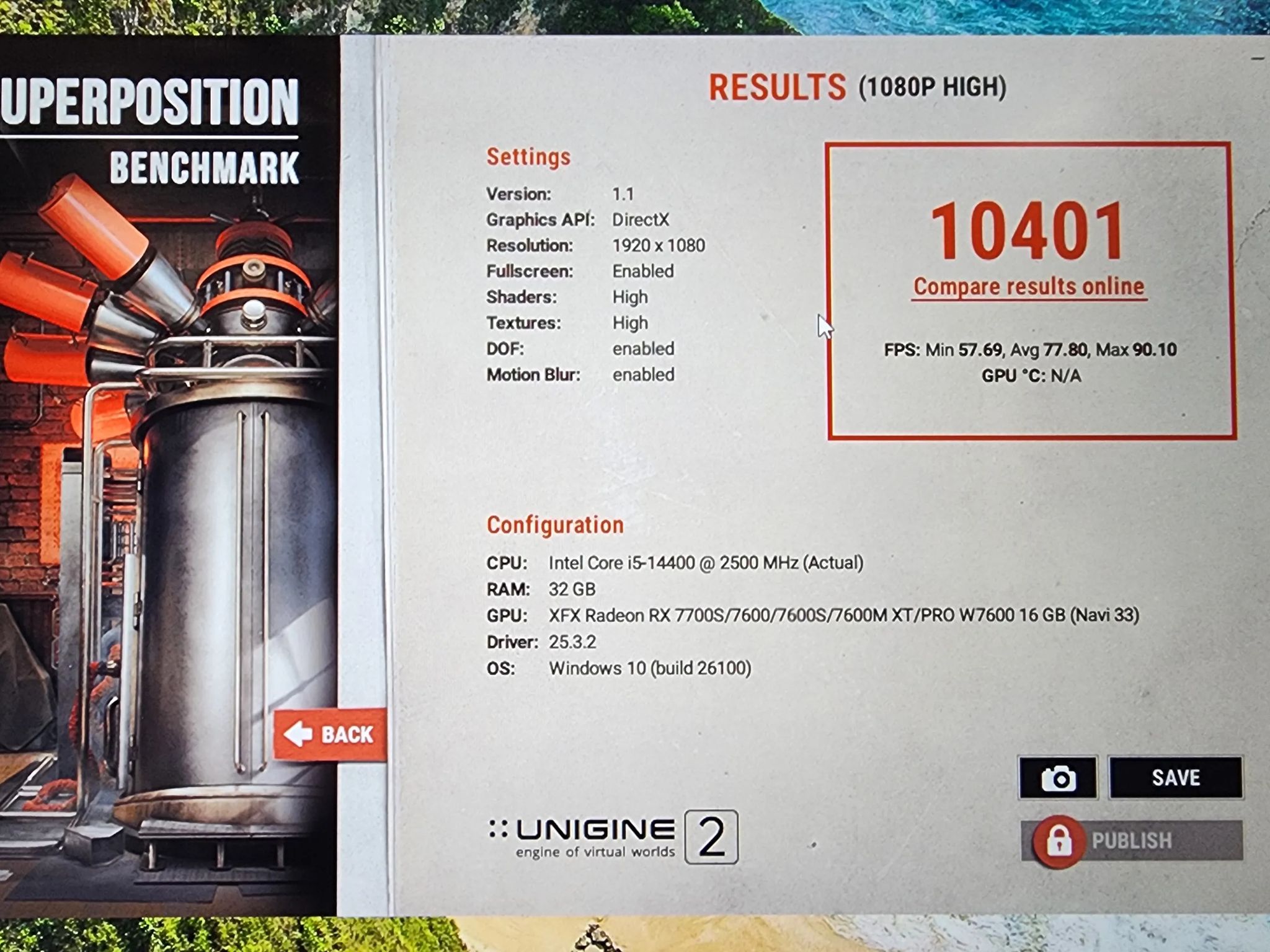 Intel i5 14400 AMD XFX Speedster SWFT 210 Radeon RX 7600 XT 16 GB  MSI Tomahawk MAG MAX 32GB DDR5