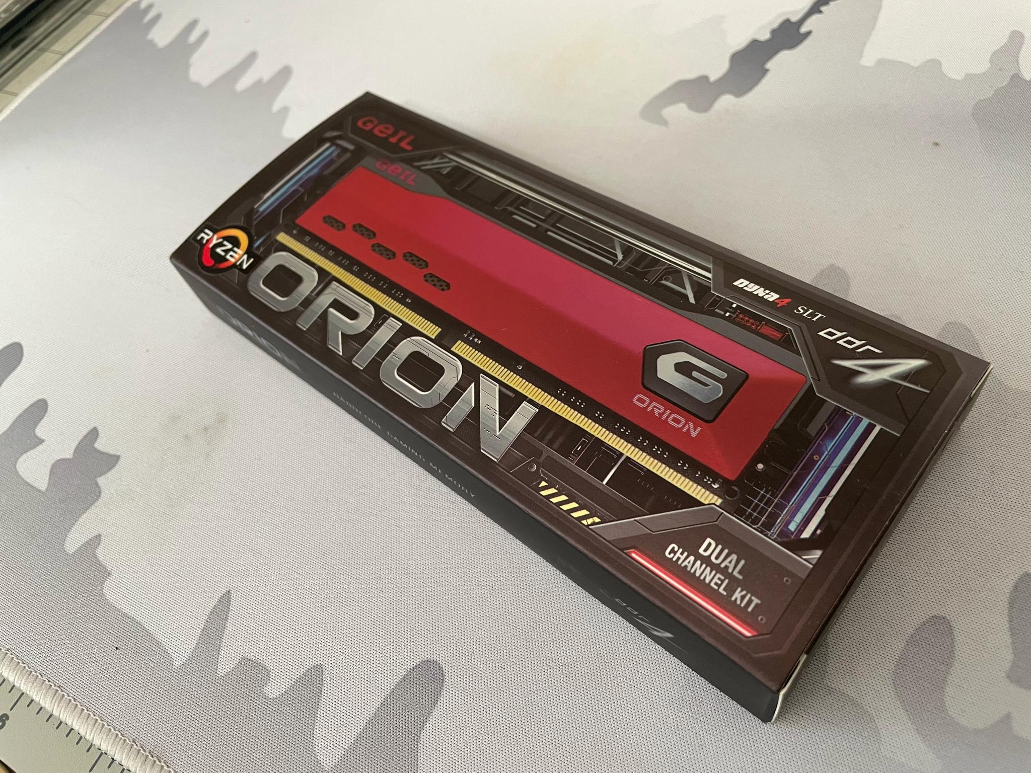 GeIL - ORION 32GB (2 x 16GB) DDR4 3200 (PC4 25600) Desktop Memory Model GAOG432GB3200C18ADC