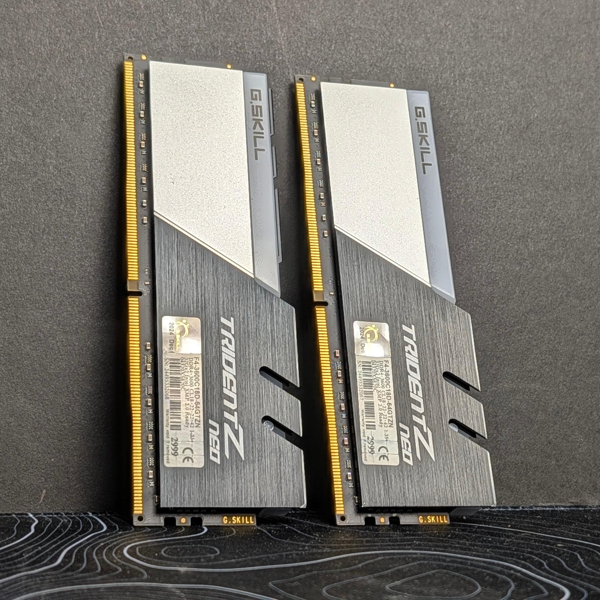 G.Skill Trident Z RGB 64GB (2 x 32 GB) DDR4-3600 CL18