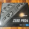 ASRock Z590 PRO4 ATX Motherboard LGA1200 Intel DDR4 PCIe HDMI USB Gaming