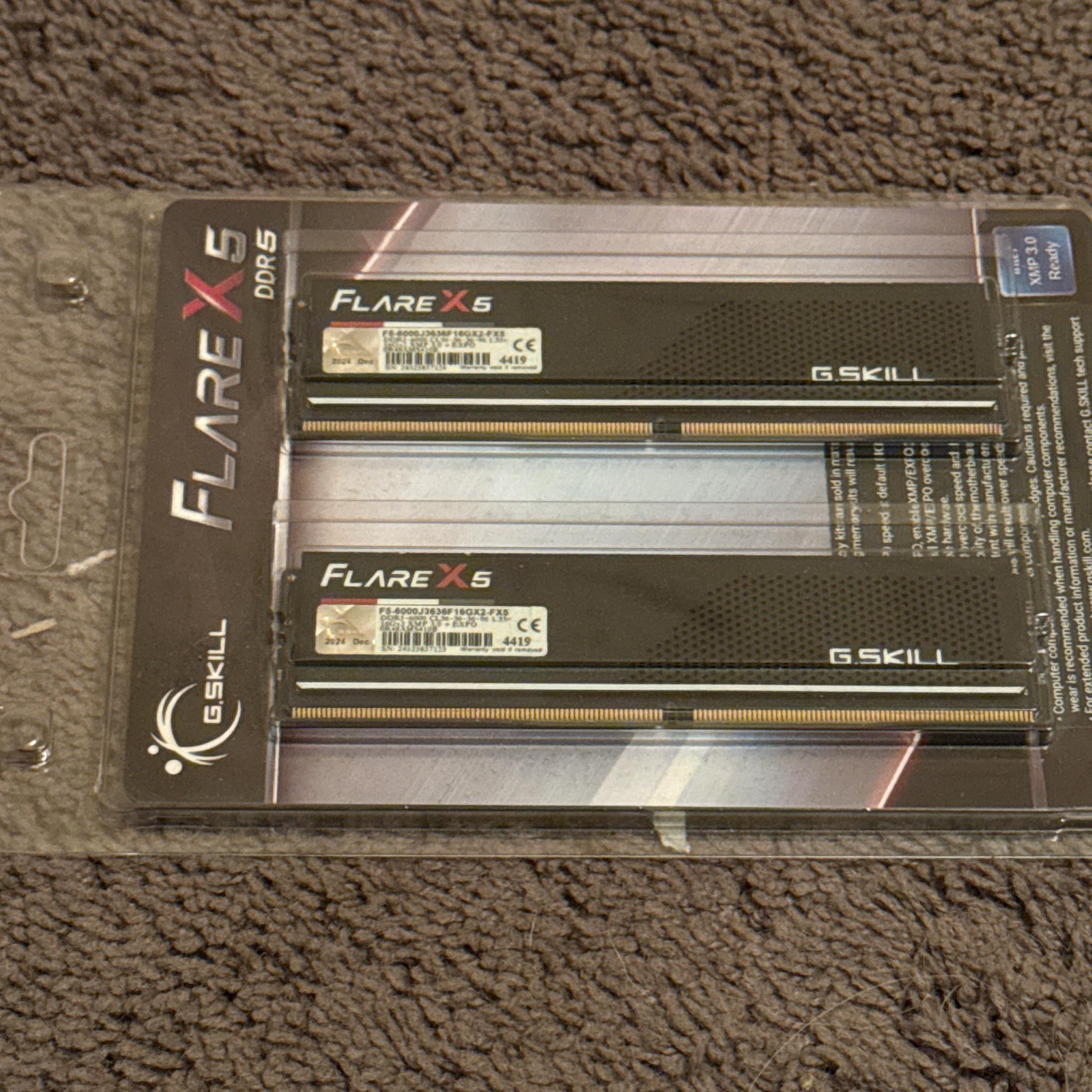 G.SKILL FLARE X5 SERIES DDR5 32 GB 2x16