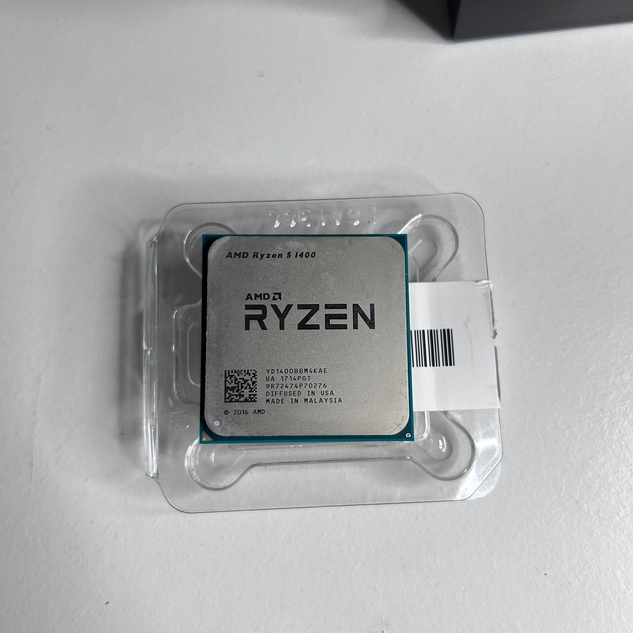  AMD Ryzen 5 1400 3.20GHz 4-Core Socket AM4 Processor CPU