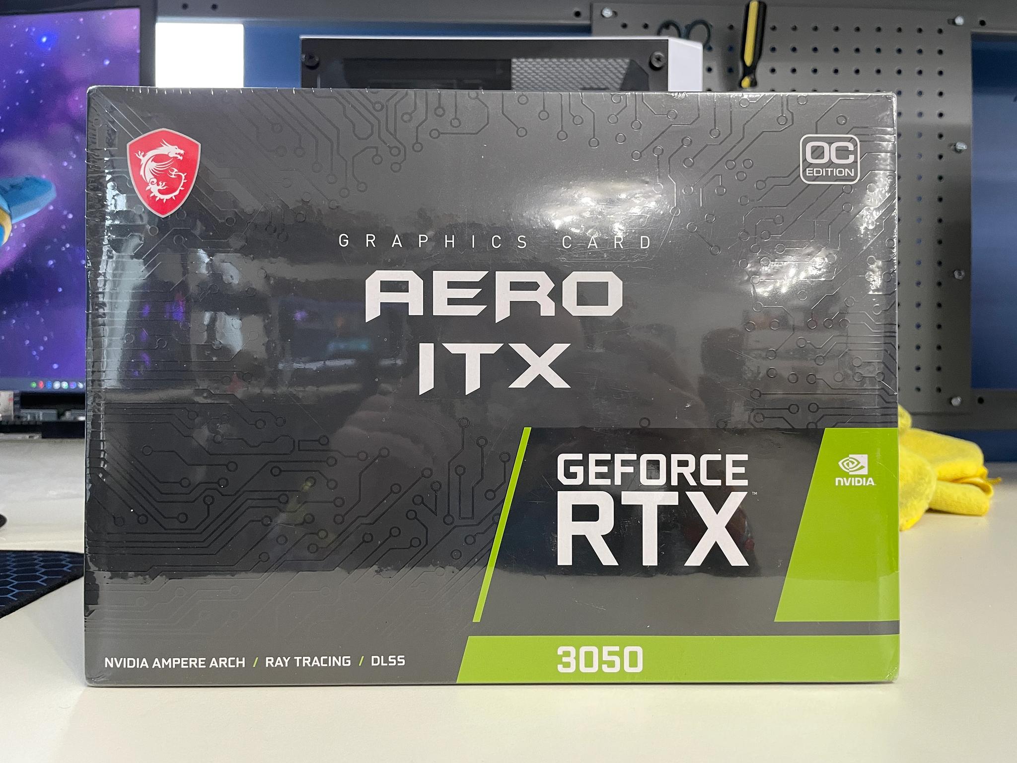 MSI Gaming GeForce RTX 3050 Single Fan Ampere OC ITX Graphics Card (RTX 3050 AERO ITX 8G OC)