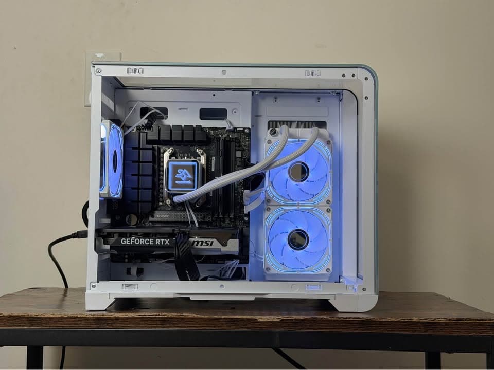 ⚪️ RTX 5060 TI 8gb | RYZEN 5 7600 | 1TB SSD | DDR5 RAM | WATER COOLED GAMING PC ⚪️