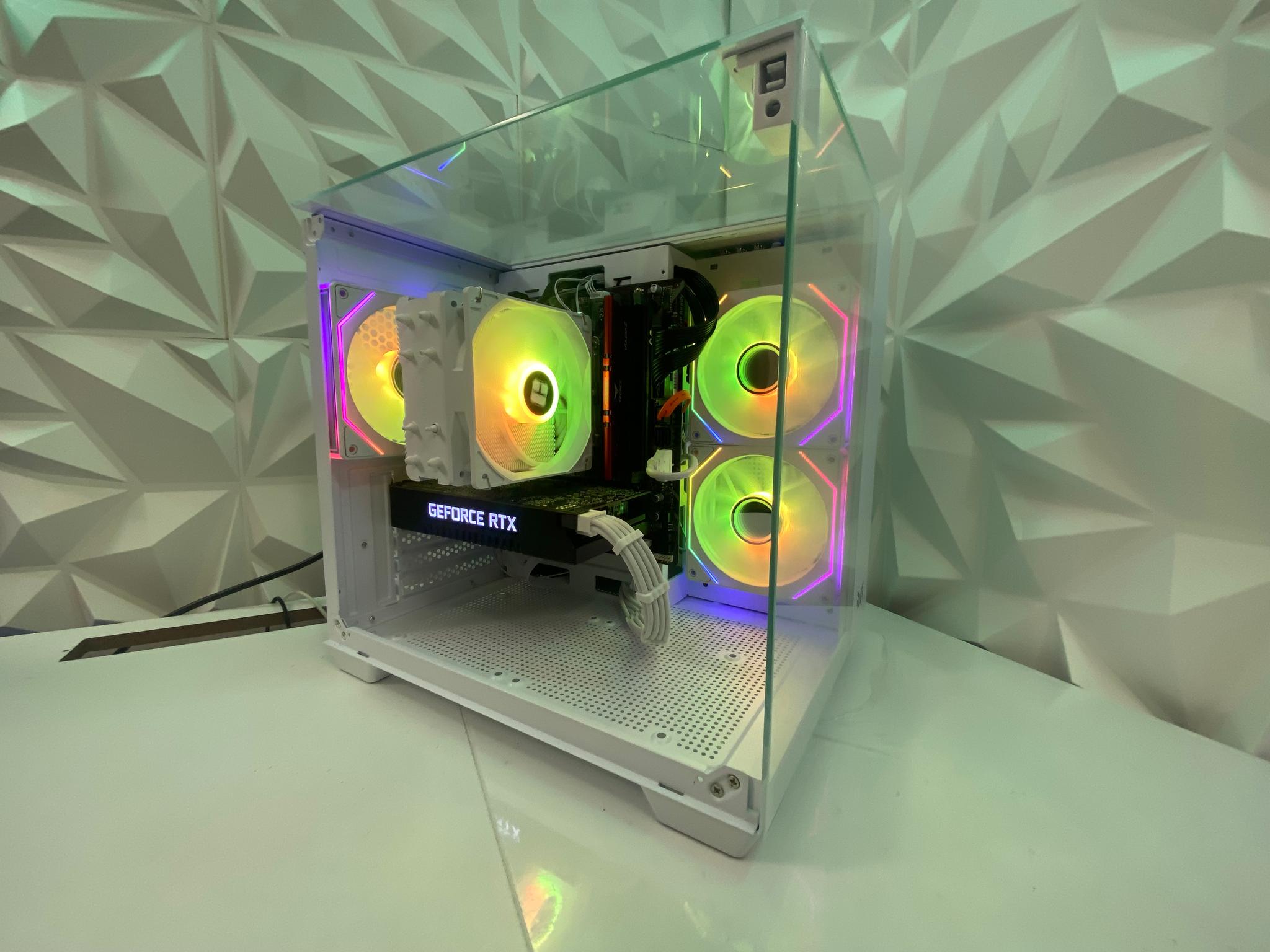 🎅🎅 White Elite Build – intel i5 8500 + RTX 2060 6GB | 1080P/1440P High FPS Ready