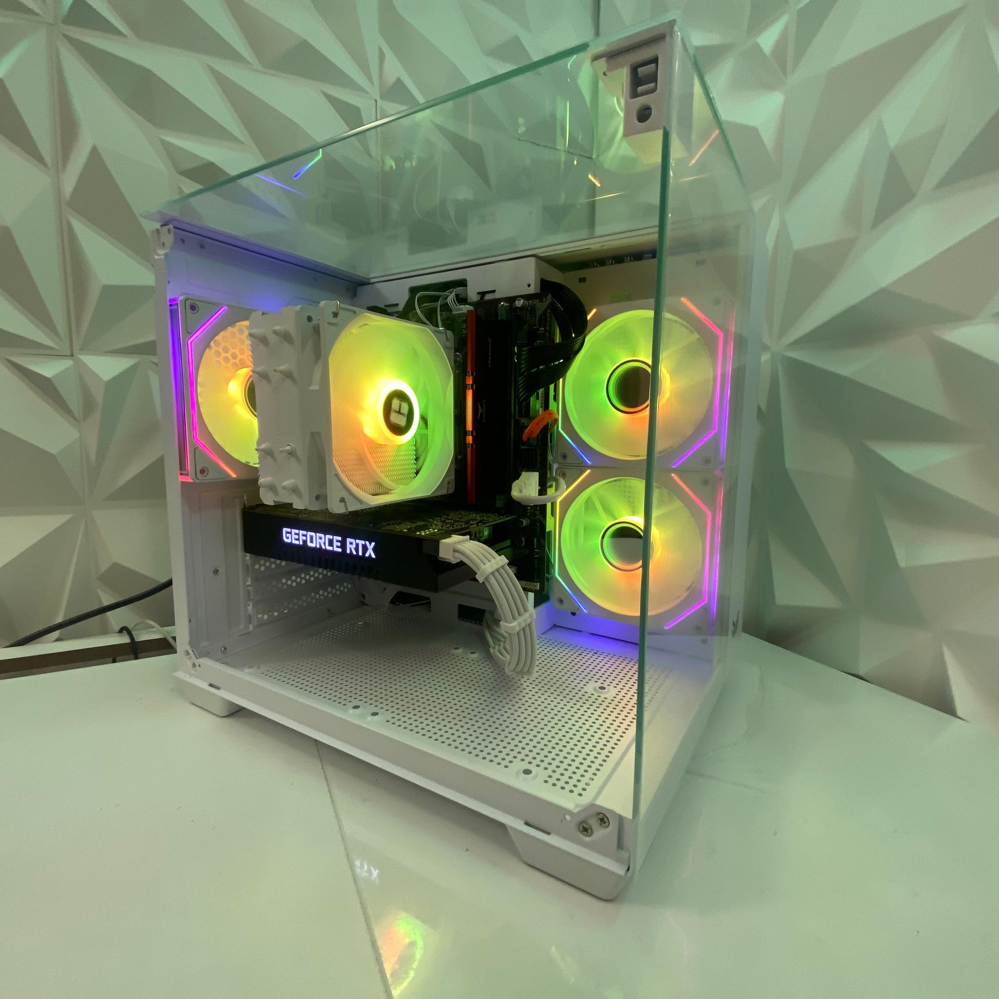 🎅🎅 White Elite Build – intel i5 8500 + RTX 2060 6GB | 1080P/1440P High FPS Ready