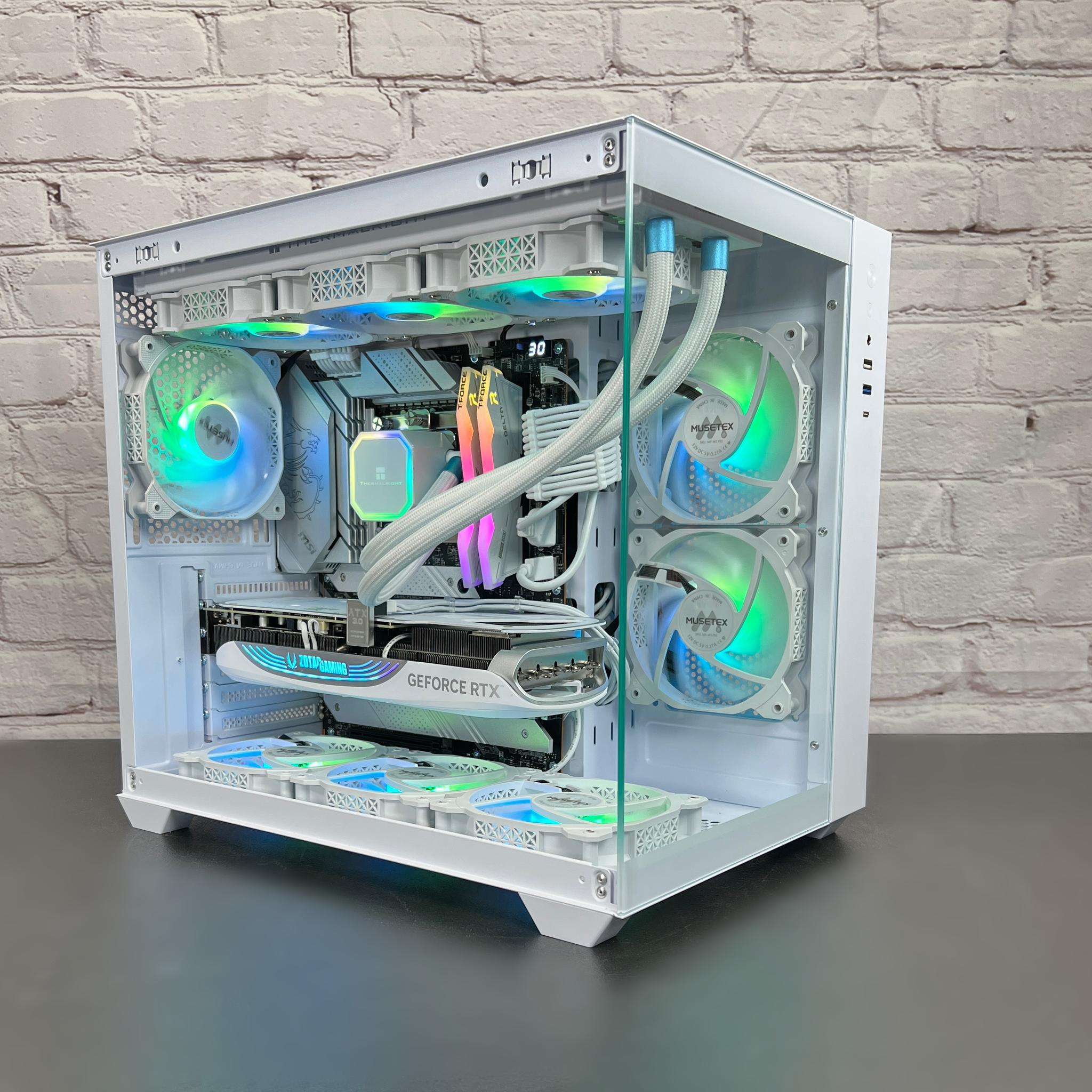 Intel 13600K RTX 4070 TI 32GB DDR5 2.5TB M.2 SSD Wifi 6E Bluetooth Win 11 Pro Gaming/Streaming PC