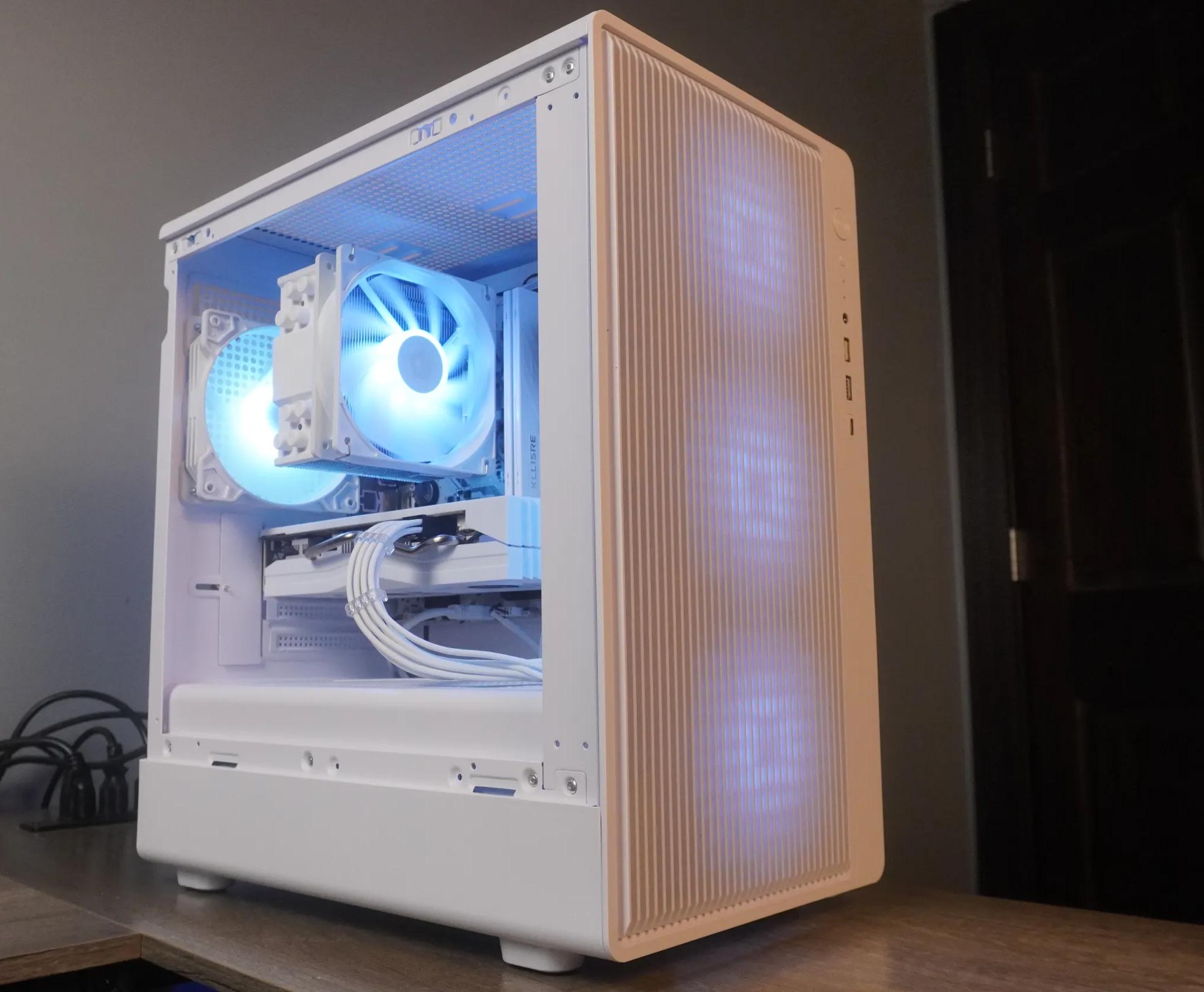 🤍ALL WHITE🤍 Starter GAMING MACHINE 🧡RX 580 2048SP 🧡 Ryzen 5 5500 | 32GB | 1TB...