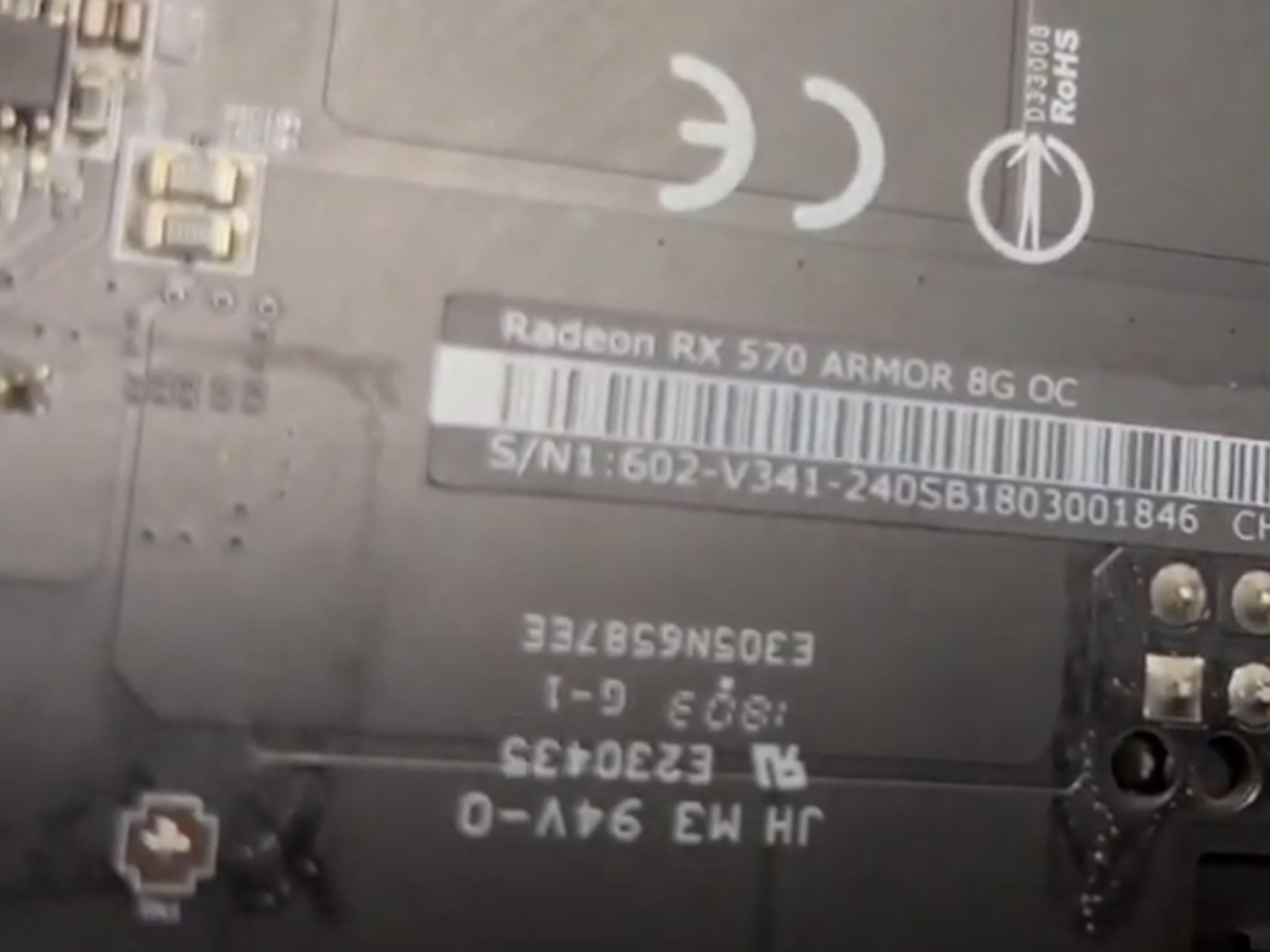 MSI Radeon RX 570 Armor 8G OC