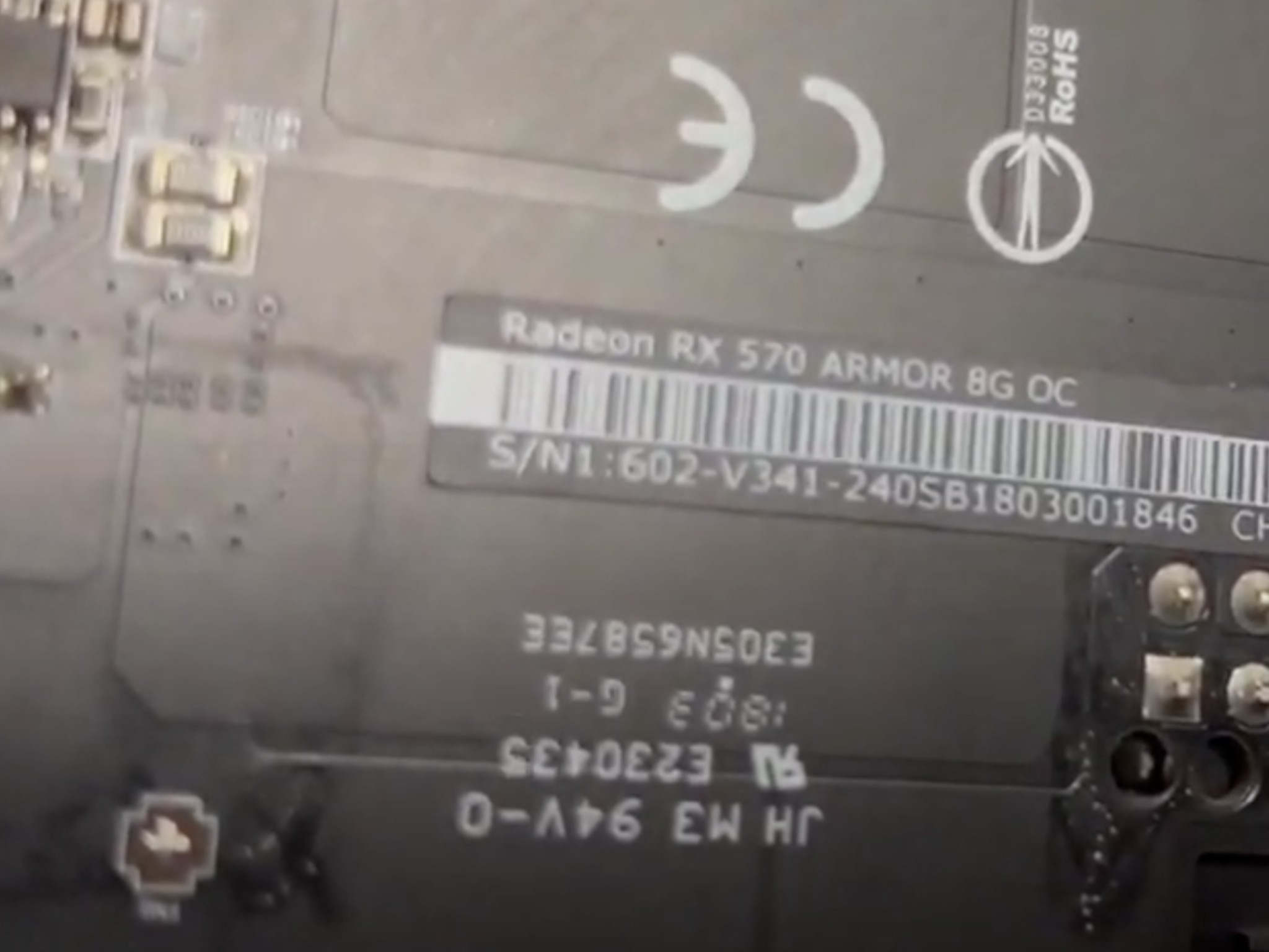 MSI Radeon RX 570 Armor 8G OC