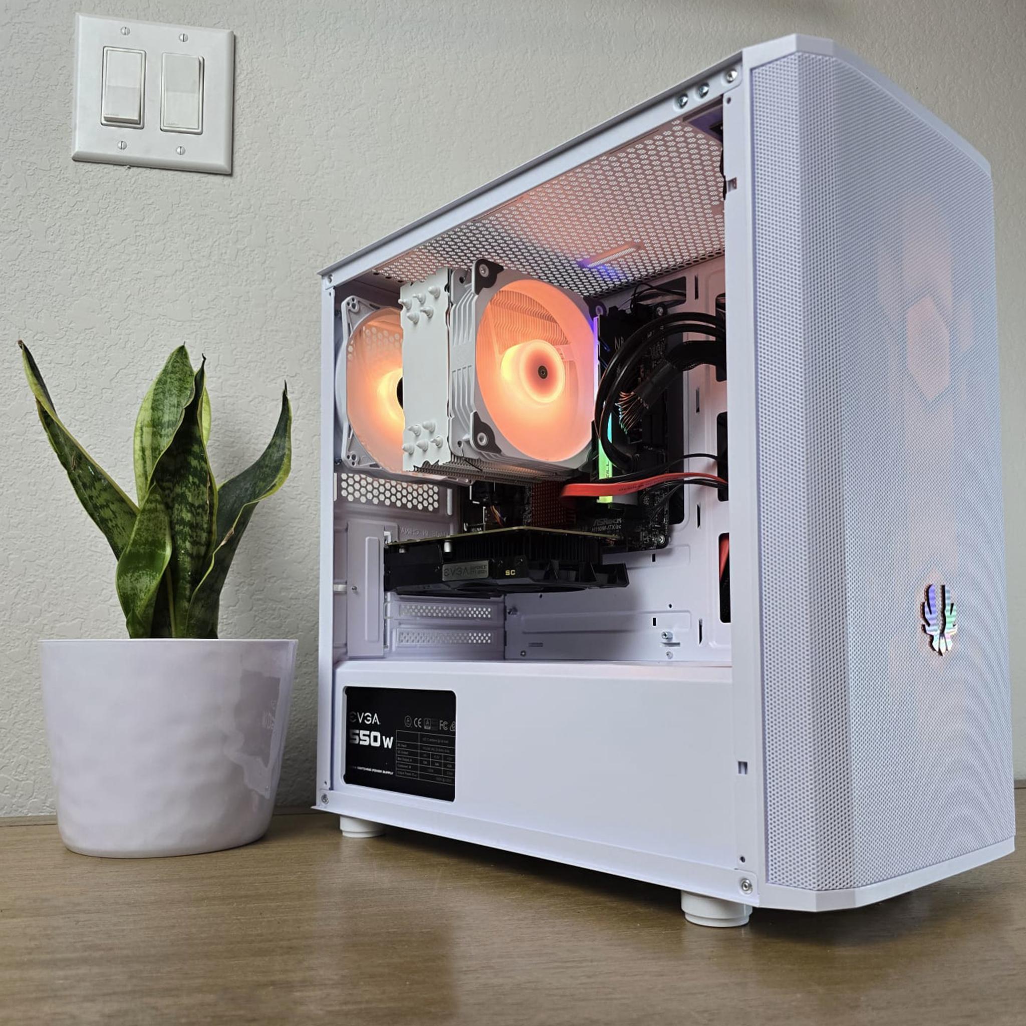 GTX 1050Ti | i5 6600k | 16GB DDR4 RAM | 1TB SSD | 1TB HDD | 4 RGB Fans | White RGB Gaming PC