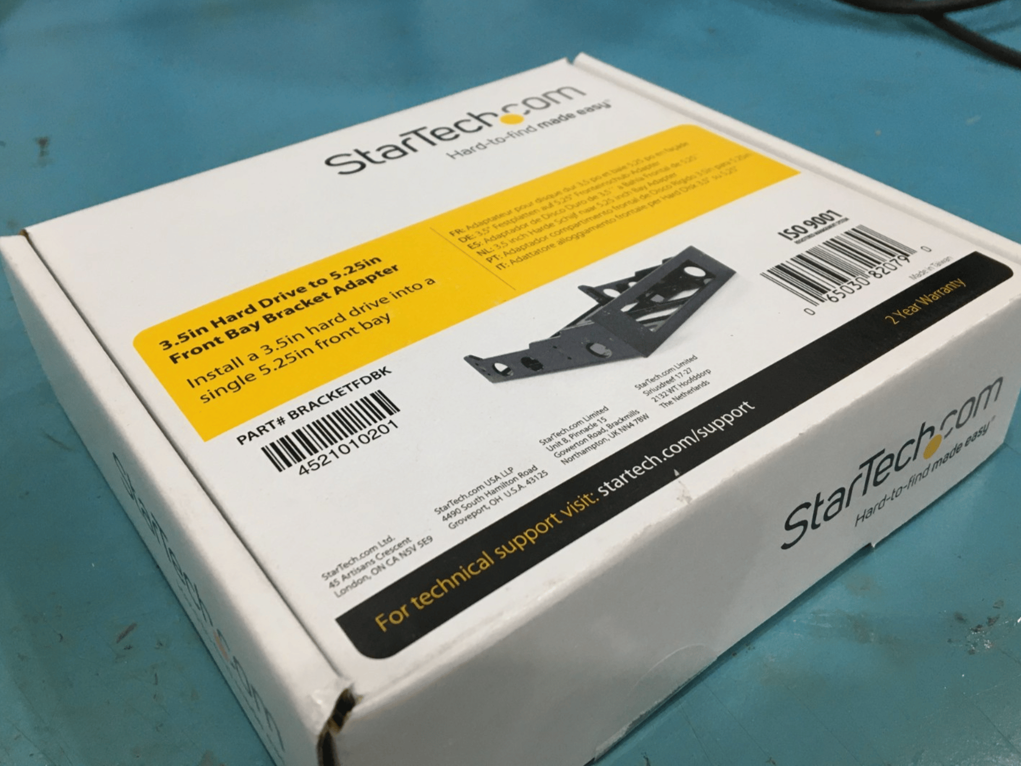 StarTech BRACKETFDBK 3.5in to 5.25in Front Bay Hard Drive Adapter Bracket