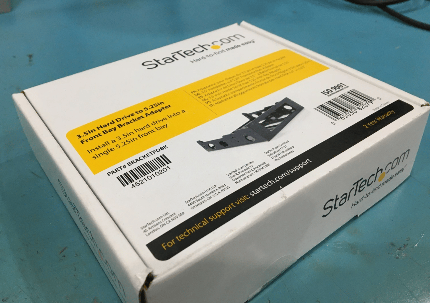 StarTech BRACKETFDBK 3.5in to 5.25in Front Bay Hard Drive Adapter Bracket