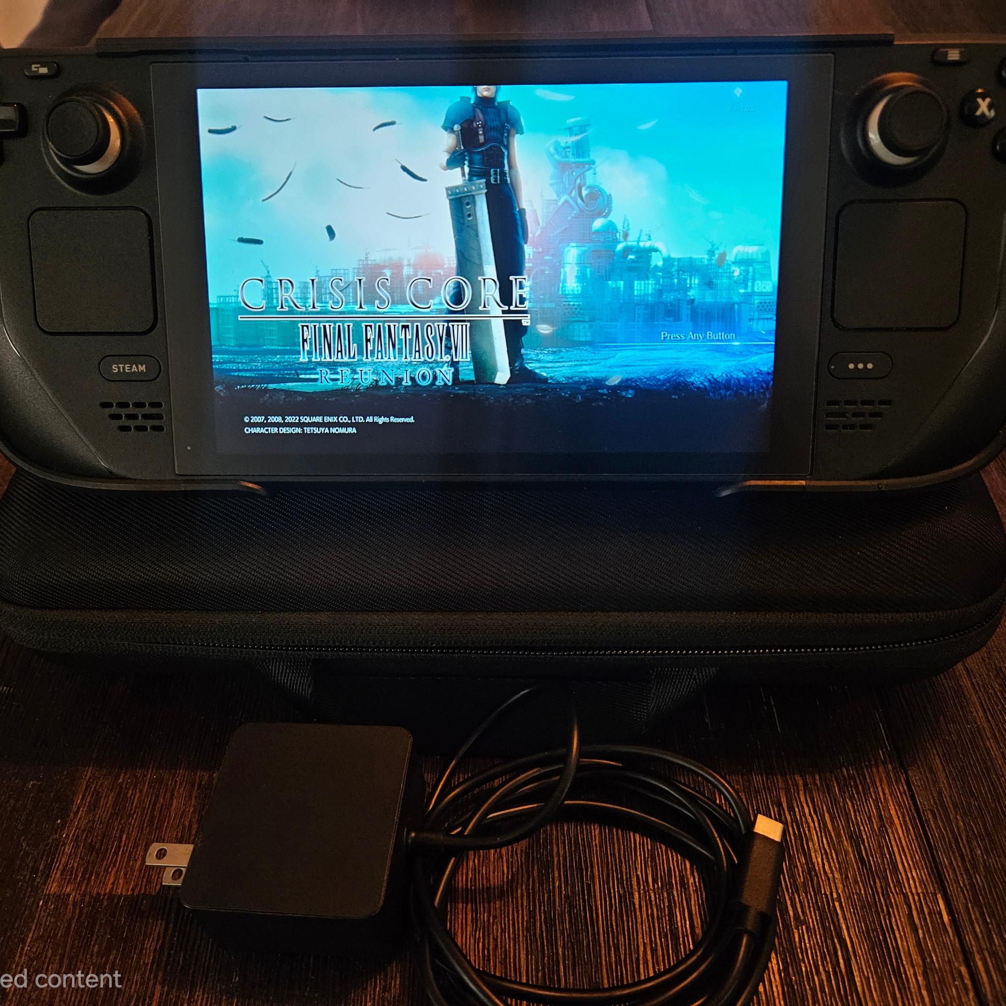 Steam Deck 1TB LCD w/ Charger and Case