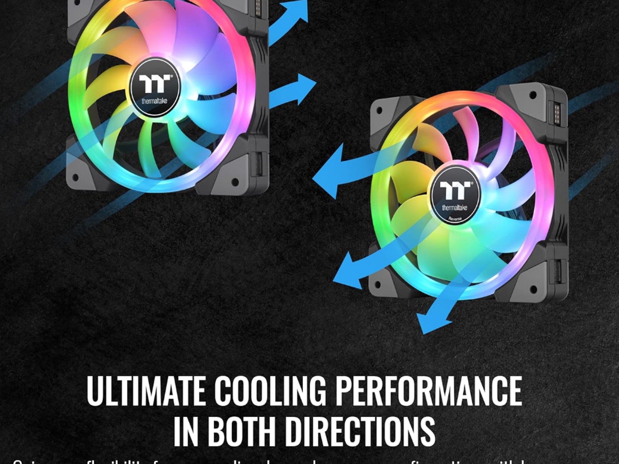 BNIB SWAFAN EX 14 RGB PC Cooling Thermaltake Fan, 3 Fans