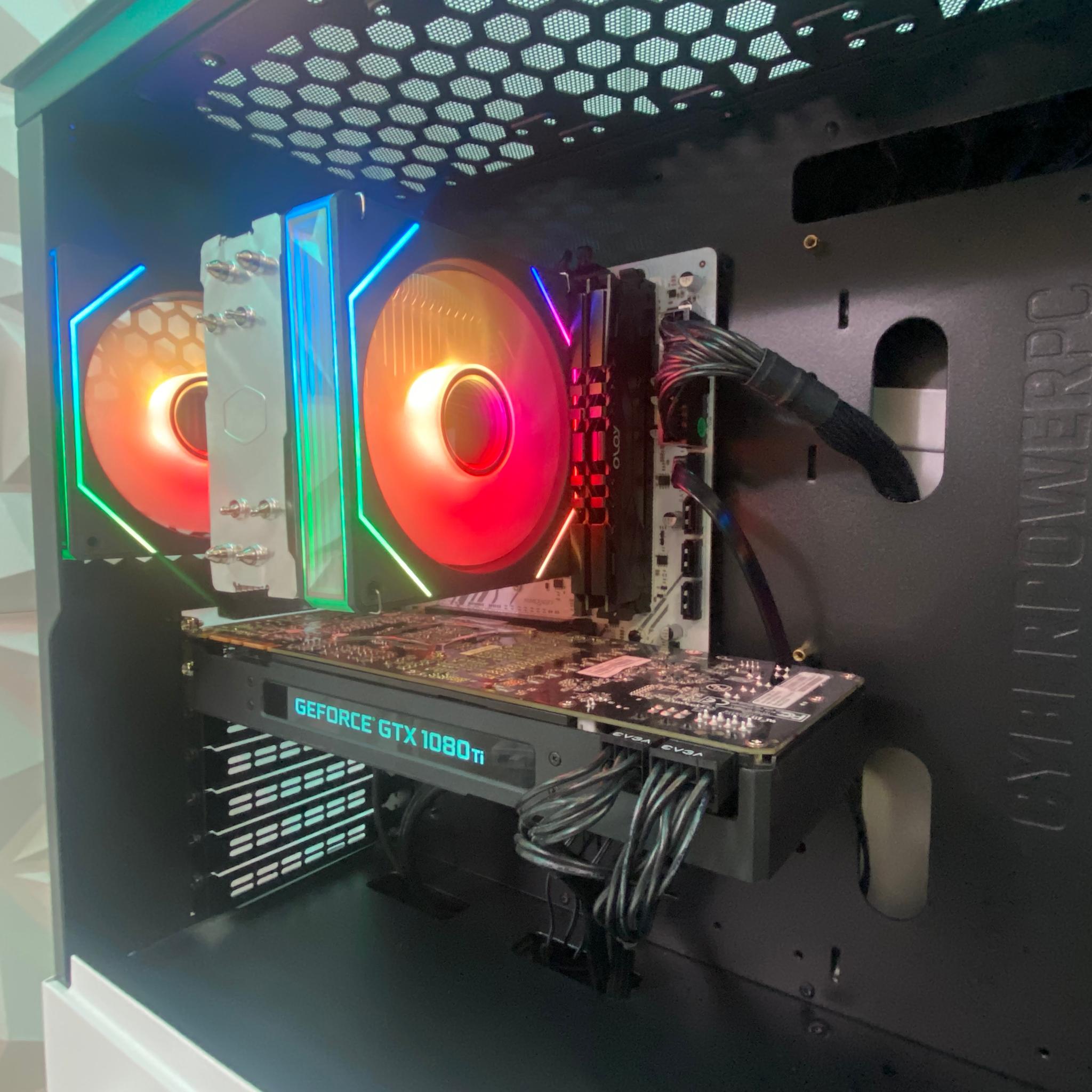 🎅🎅 White Elite Build – Ryzen 5 3600 + GTX 1080 Ti 11GB | 1080p/1440p High FPS Ready