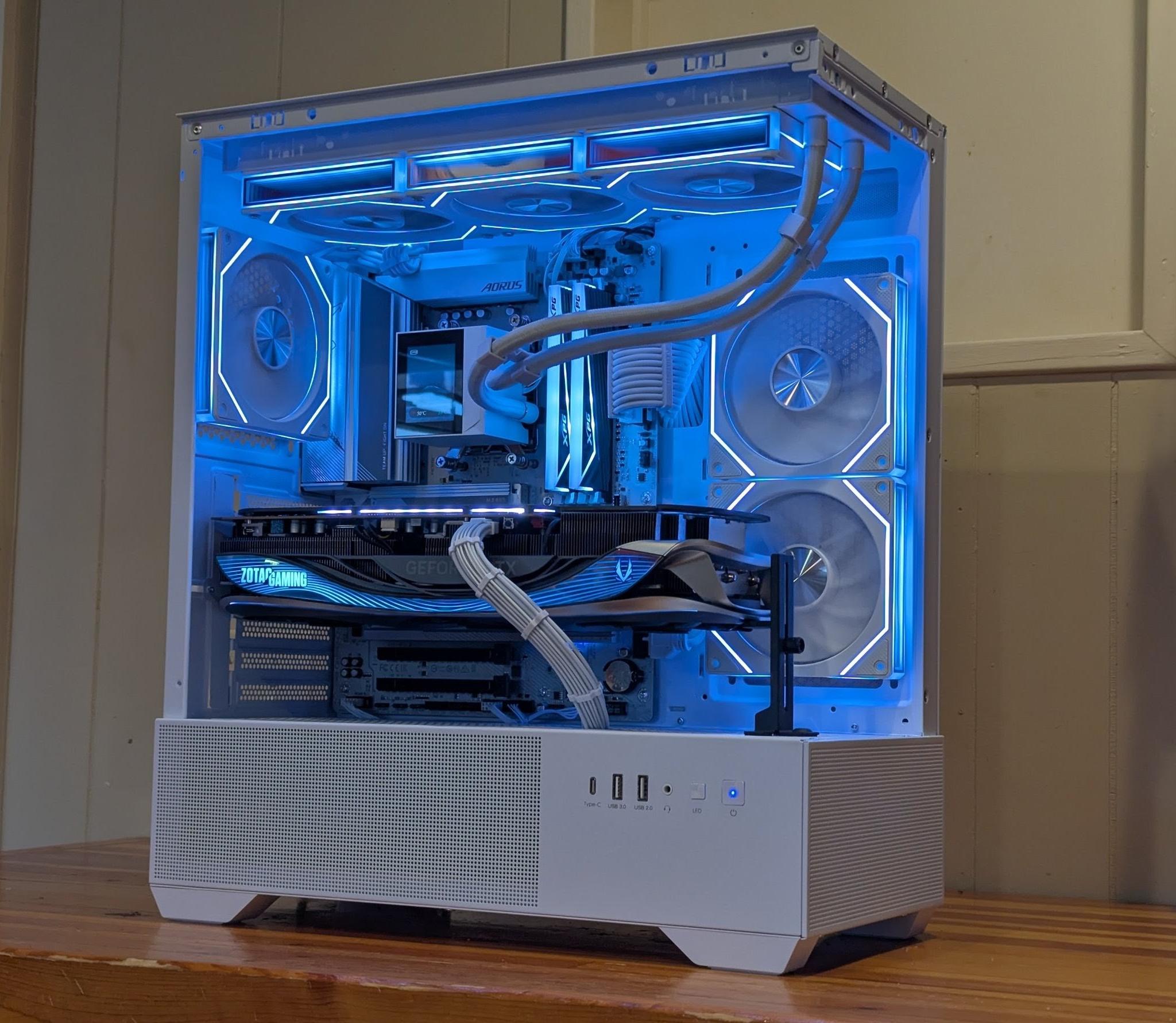 ❄️ Ryzen 7 7800X3D + RTX 4080 | 1440p Gaming Beast | White RGB Build