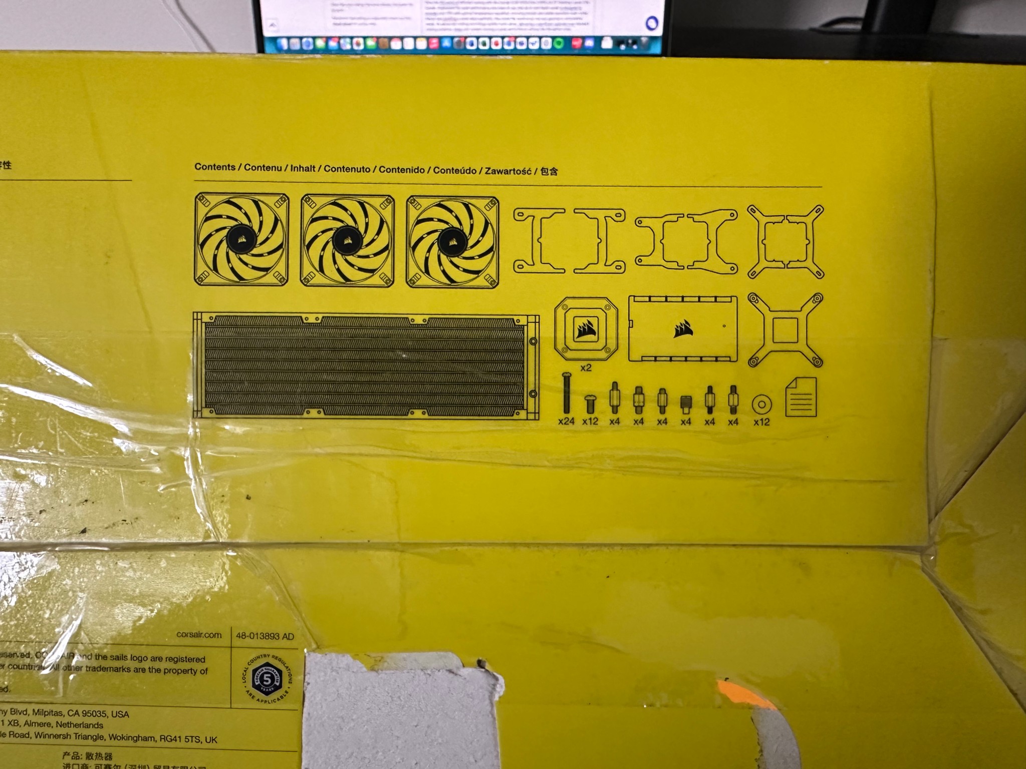 Corsair iCUE H150i Elite CAPELLIX XT Desktop Liquid CPU Cooler - Three AF120 RGB Elite Fans