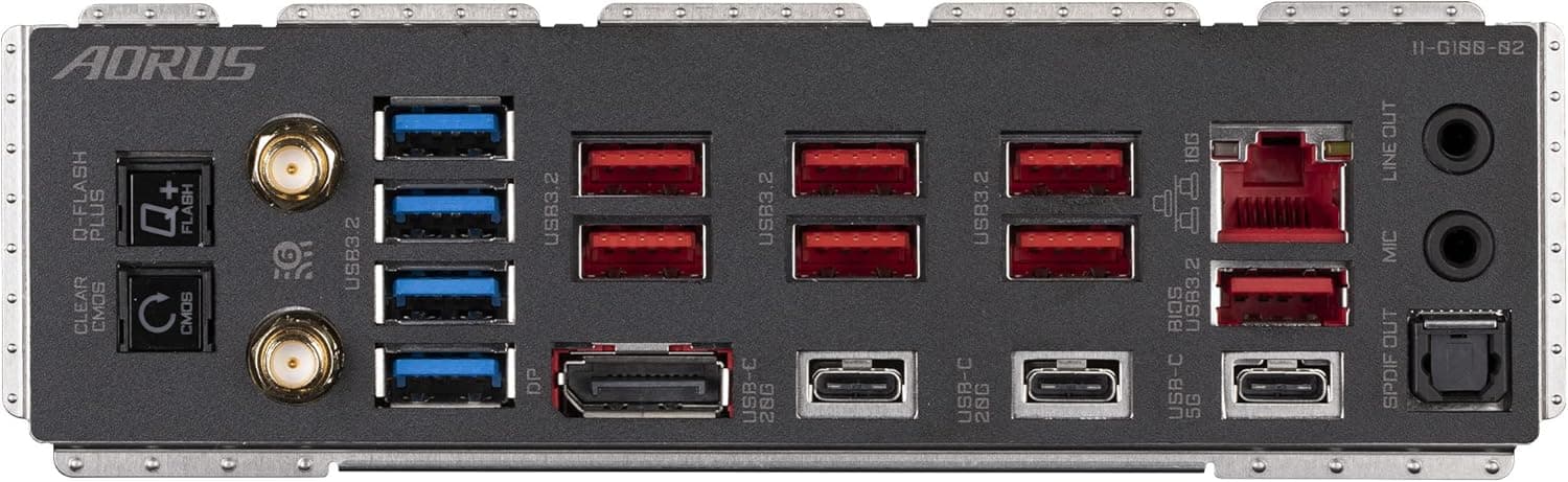 GIGABYTE Z790 AORUS Master EATX Motherboard with DDR5, PCIe 5.0, WiFi 6E, 10GbE LAN, Q-Flash Plus