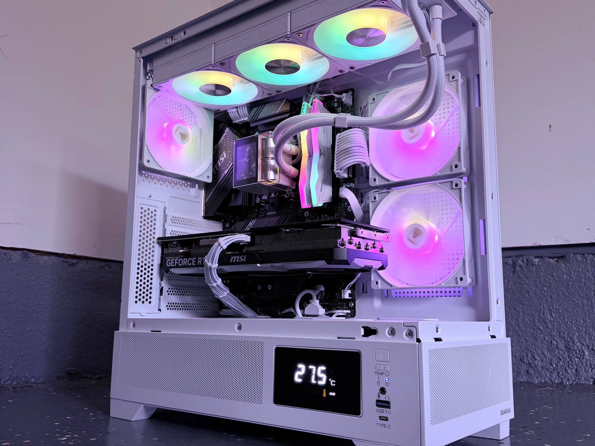 ⚪️"Polar Zenith "⚪️| 4k Gaming | RTX 4070 Ti Super 16GB | Ryzen 5 7600 | 32B DDR5 Ram | 2TB NVMe